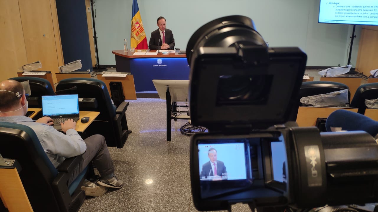 El cap de Govern ha informat de l'acord en la roda de prema.