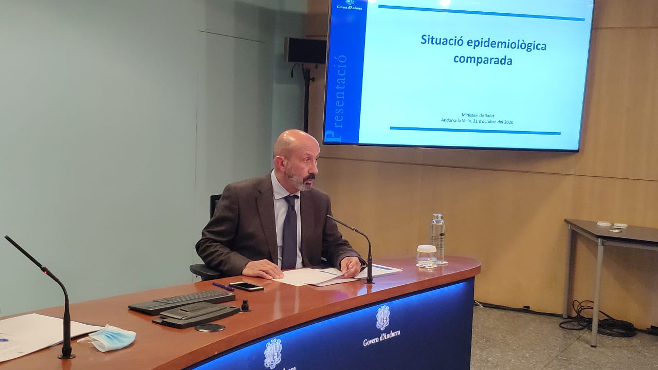 El ministre de Salut , Joan Martínez Benazet.