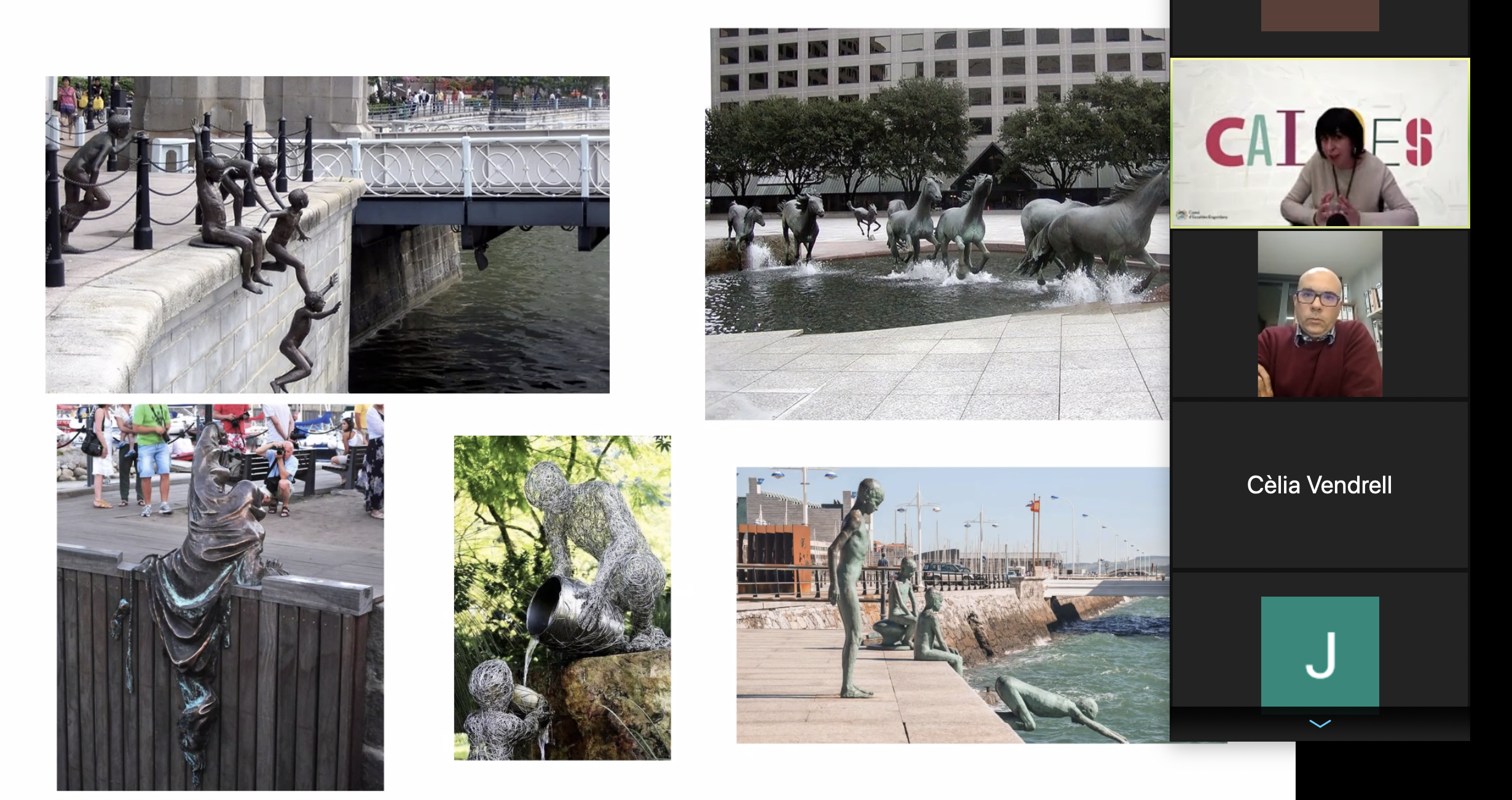 La presentació en línia del projecte Caldes