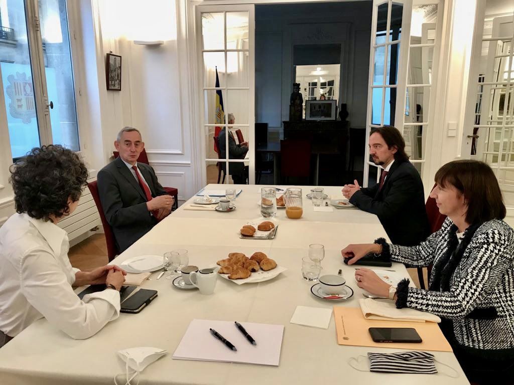 Una imatge de la reunió d'aquest dijous.