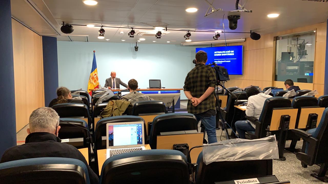 Benazet ha estat l'encarregat d'actualitzar les dades sanitàries.