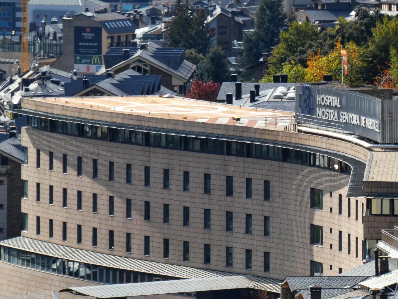 L'hospital de Nostra Senyora de Meritxell. L'hospital de Nostra Senyora de Meritxell.