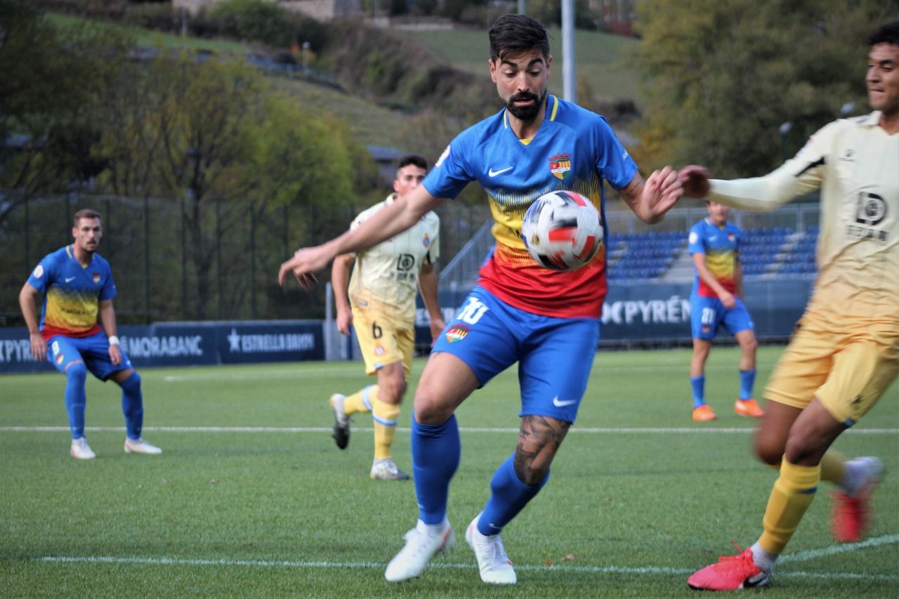 Carlos Martínez ha tingut bones opcions però no encert a l'hora de transformar-les.
