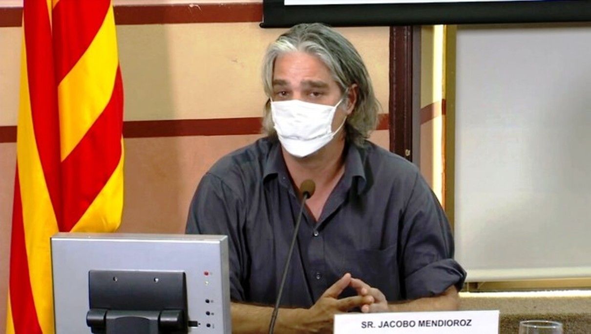 El director de la unitat de seguiment de la Covid-19 a Catalunya, Jacobo Mendioroz.