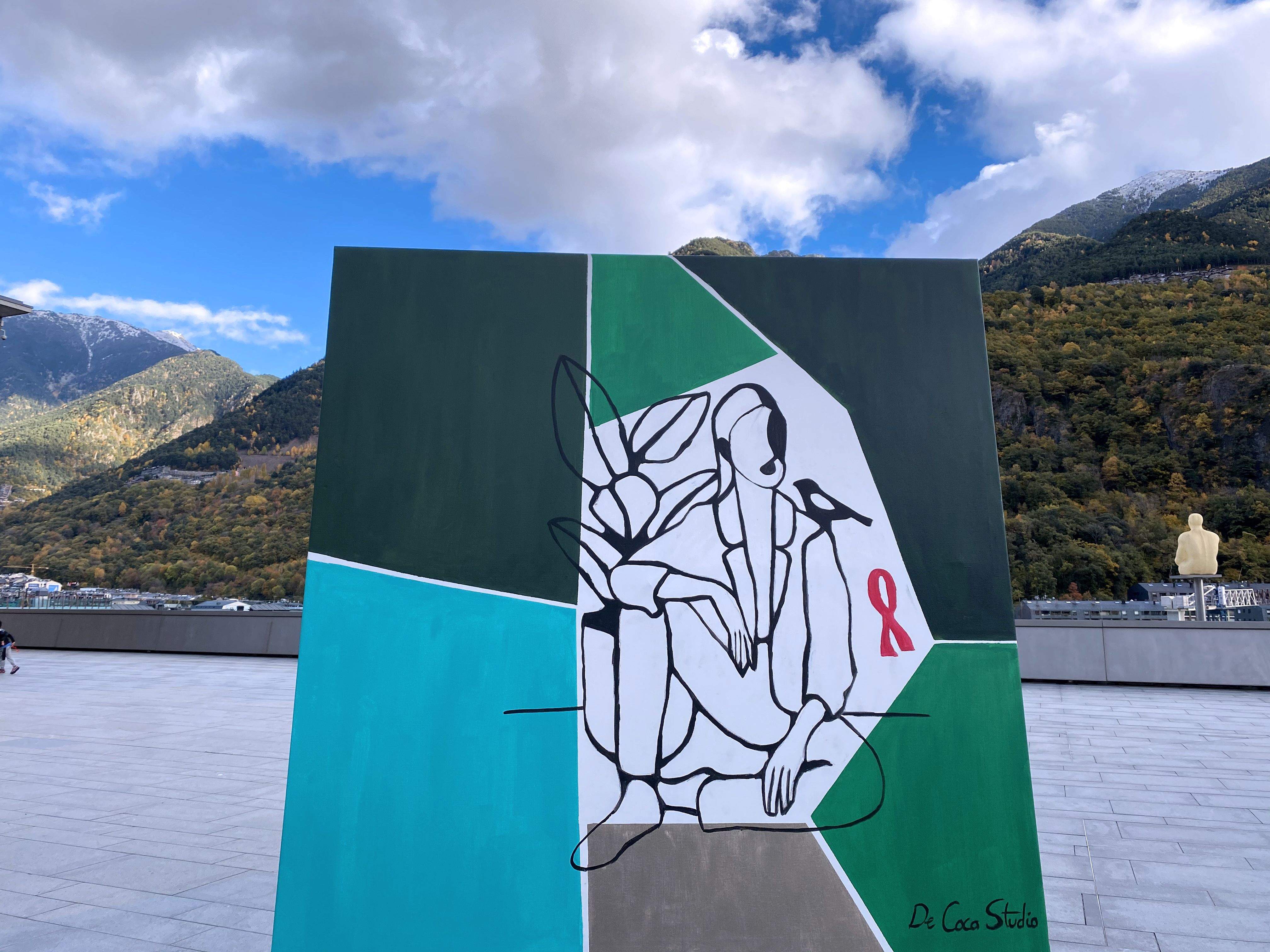 El mural dedicat a la memòria d’Elizabeth Blackwell