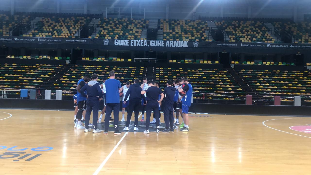 Els integrants del MoraBanc a Miribilla, aquest dimecres.