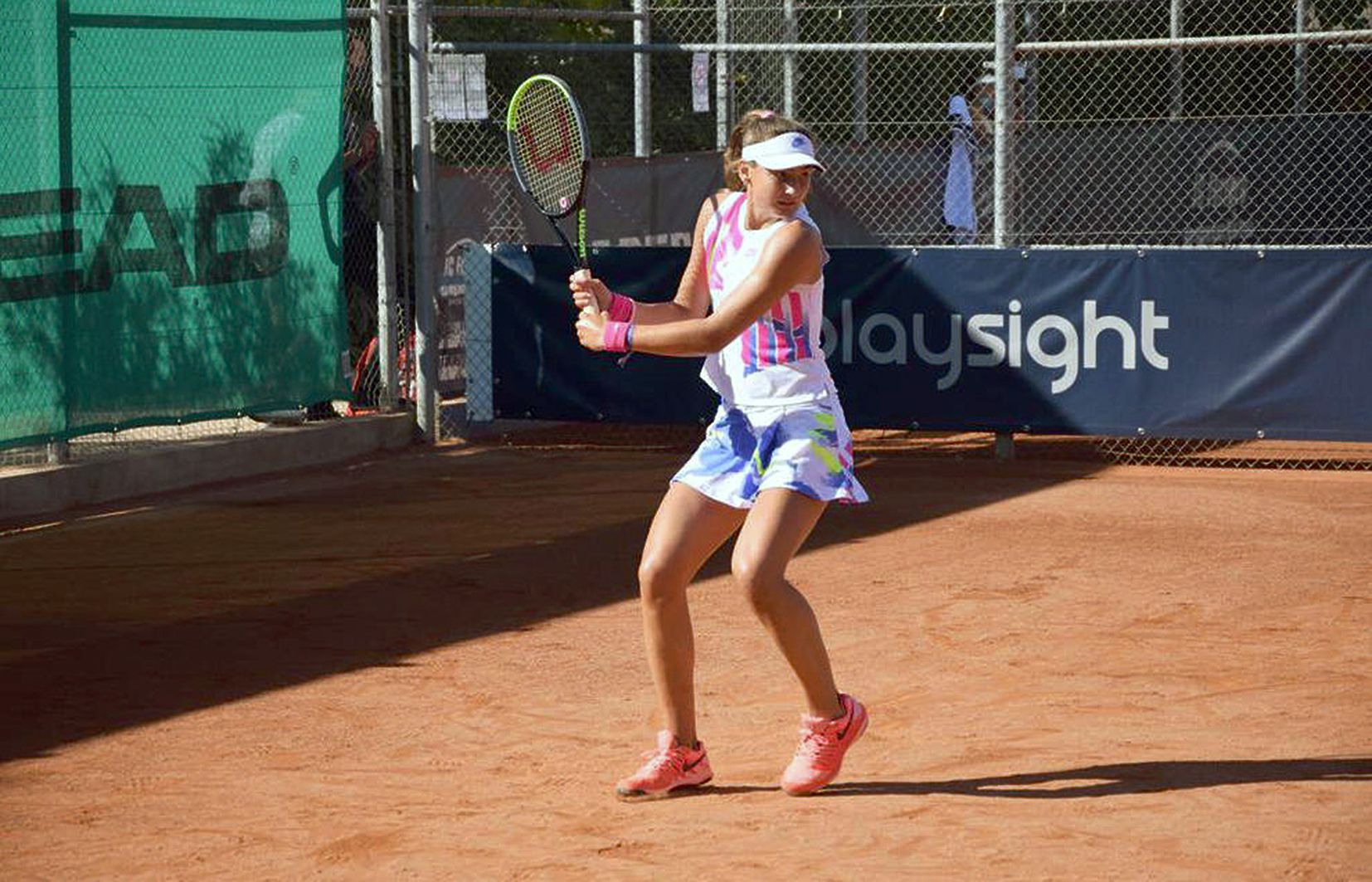 Vicky Jiménez en acció al torneig de Villena.