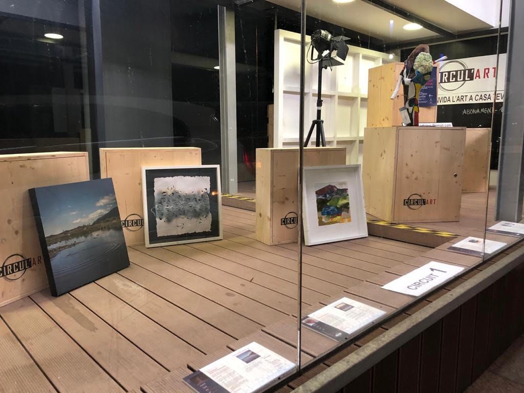 Obres exposades a la Peixera.