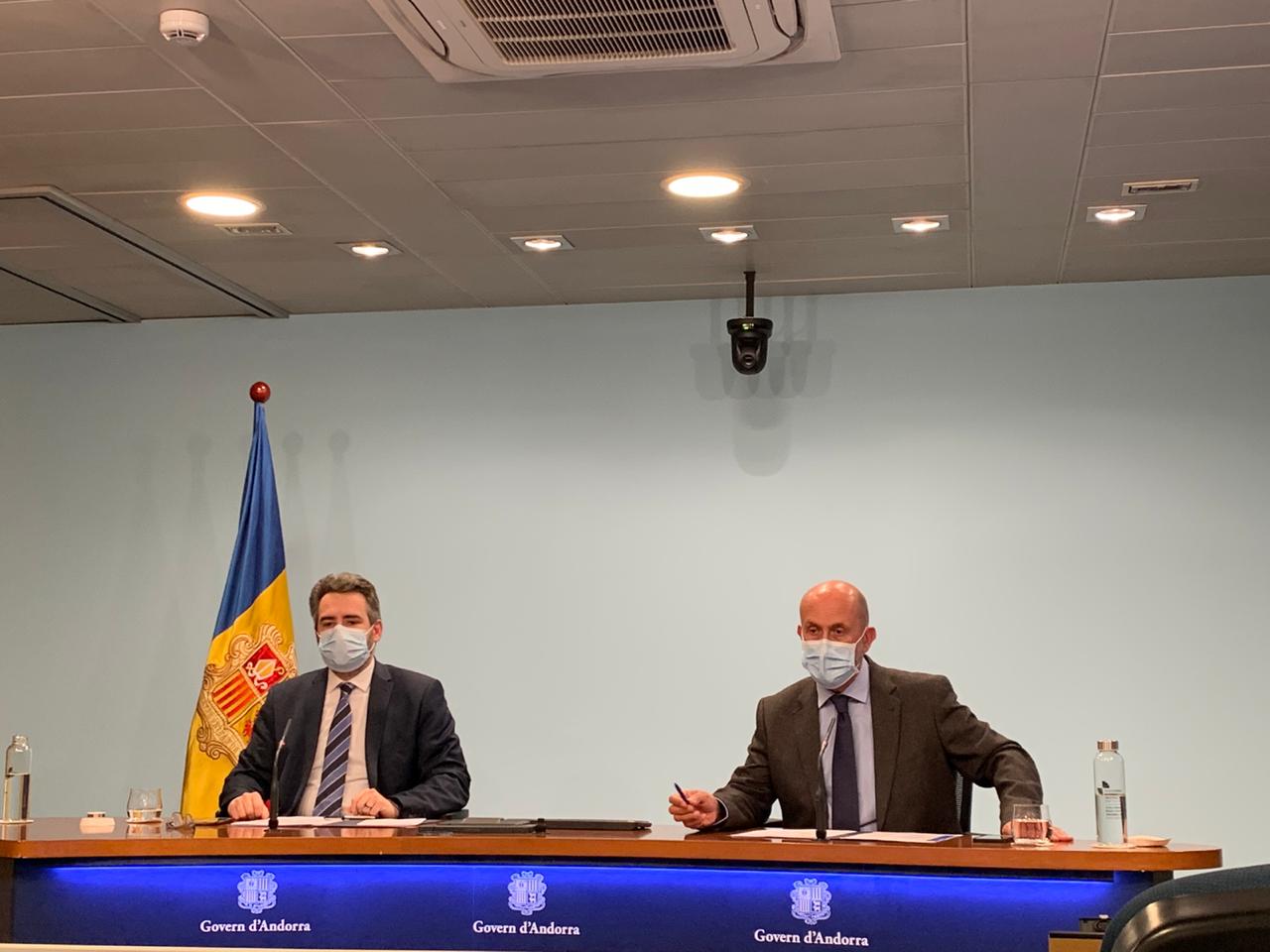 Jover i Benazet, que ha donat l'actualització les dades sanitàries.