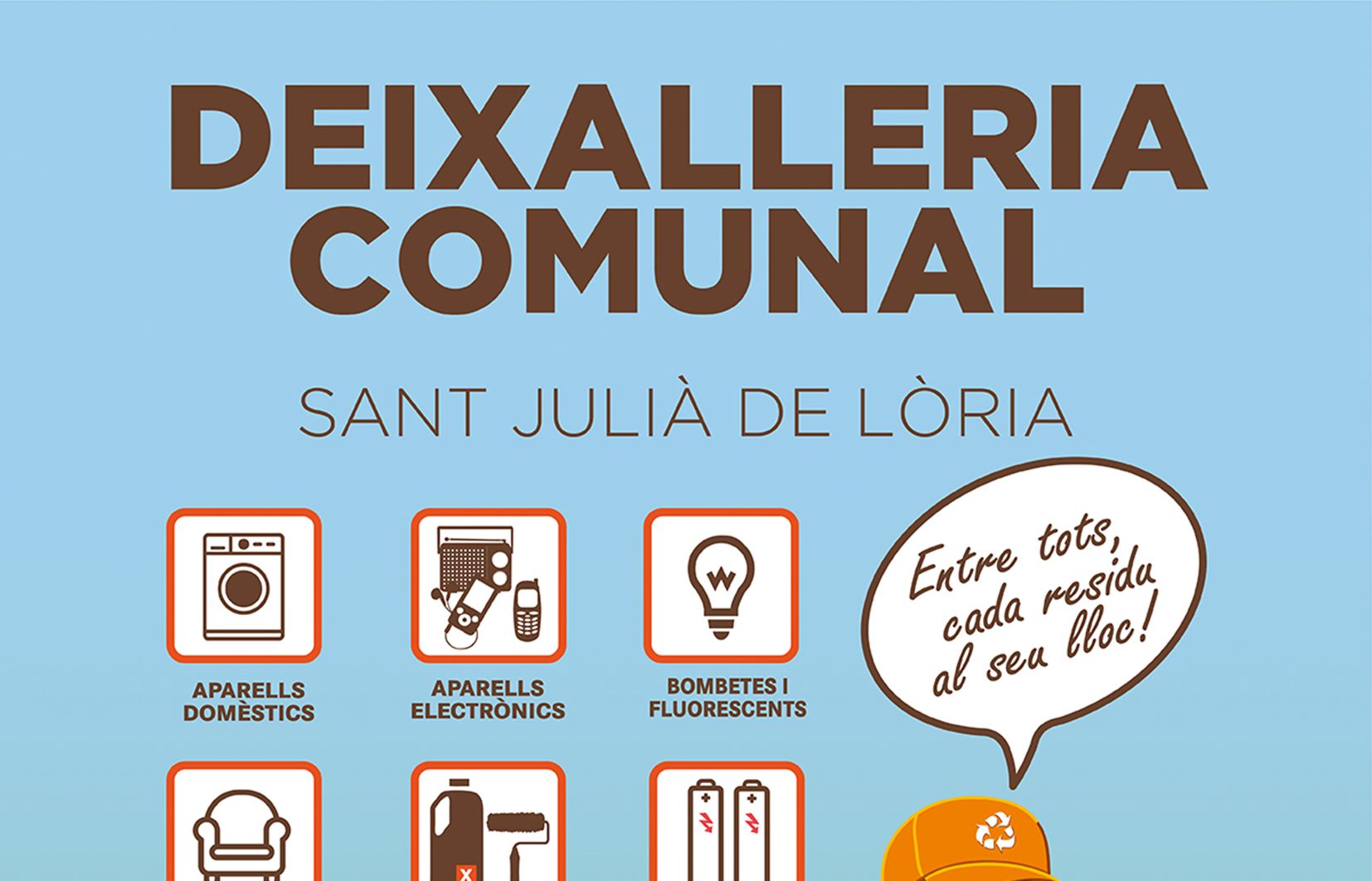 La deixalleria canvia d'ubicació.
