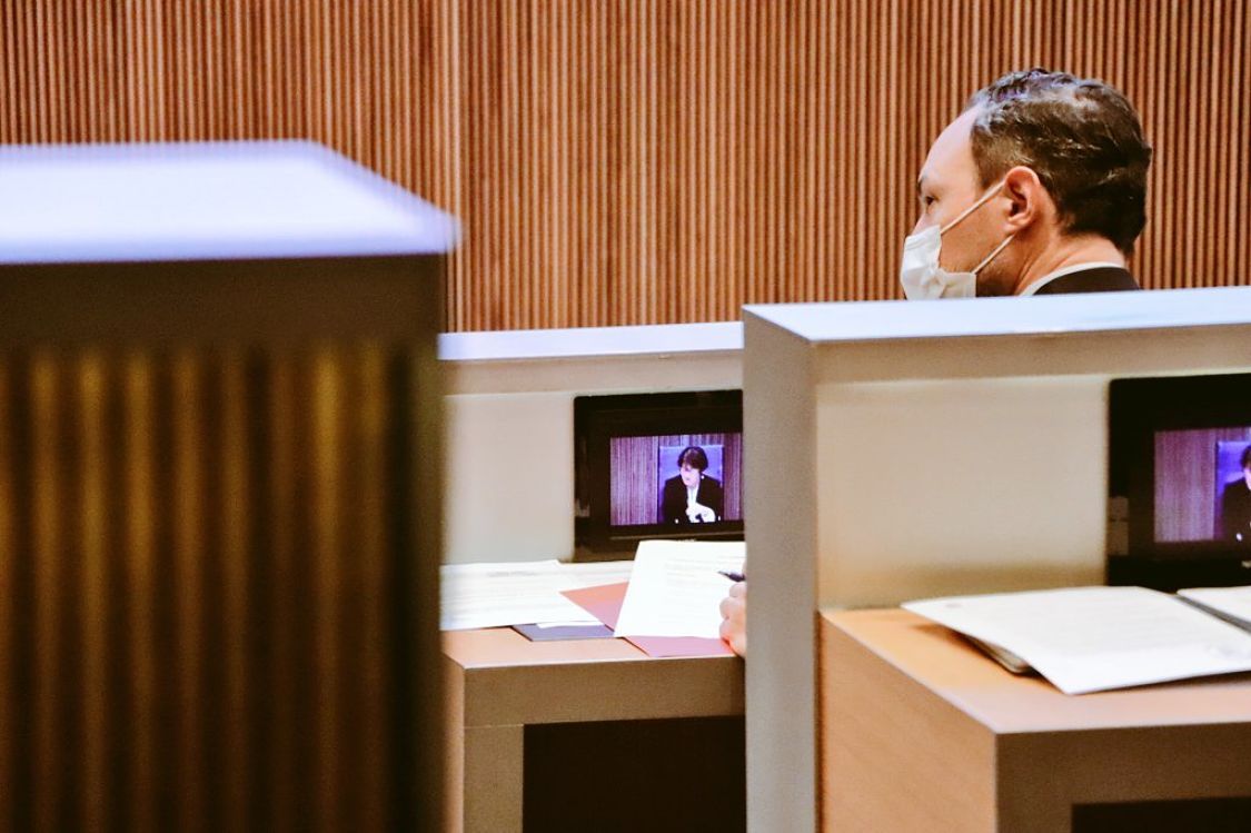 Espot, durant un moment de la sessió de control.