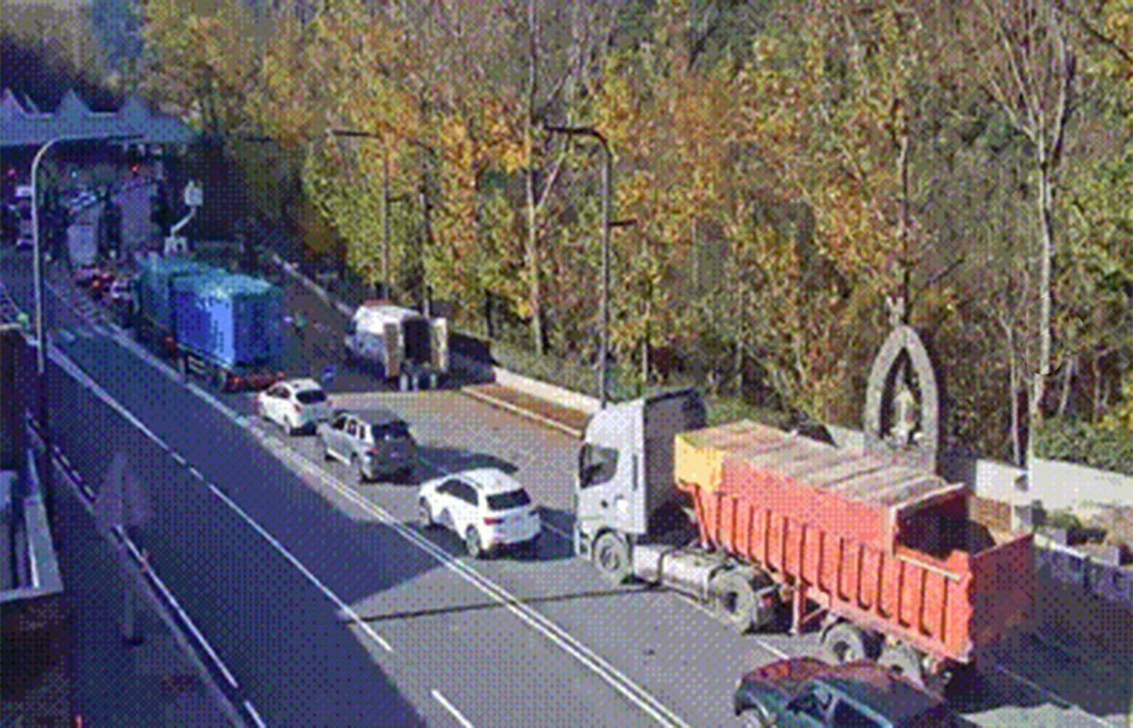 Situació aquest matí al punt fronterer.