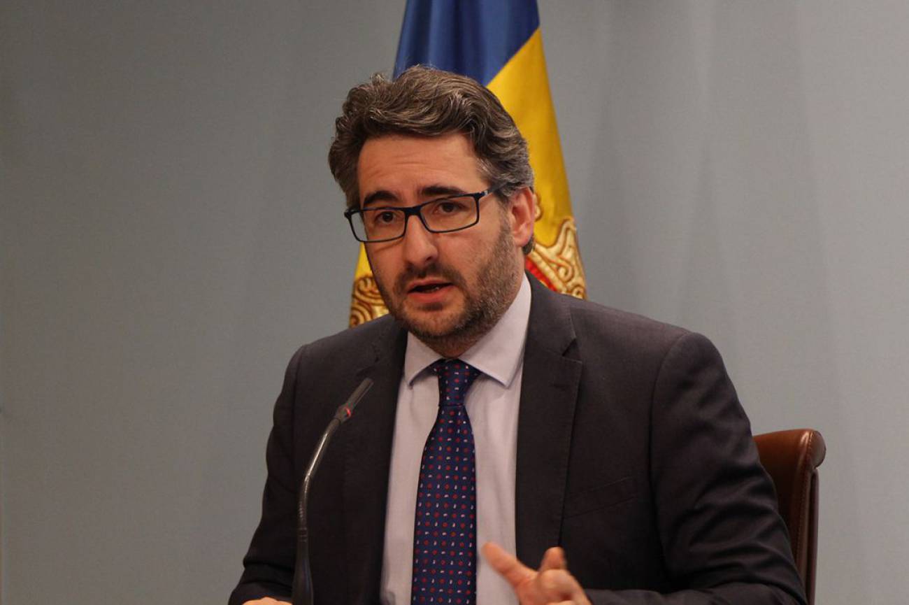 El ministre de Finances, Eric Jover ha presentat l'estudi aquest dimarts.