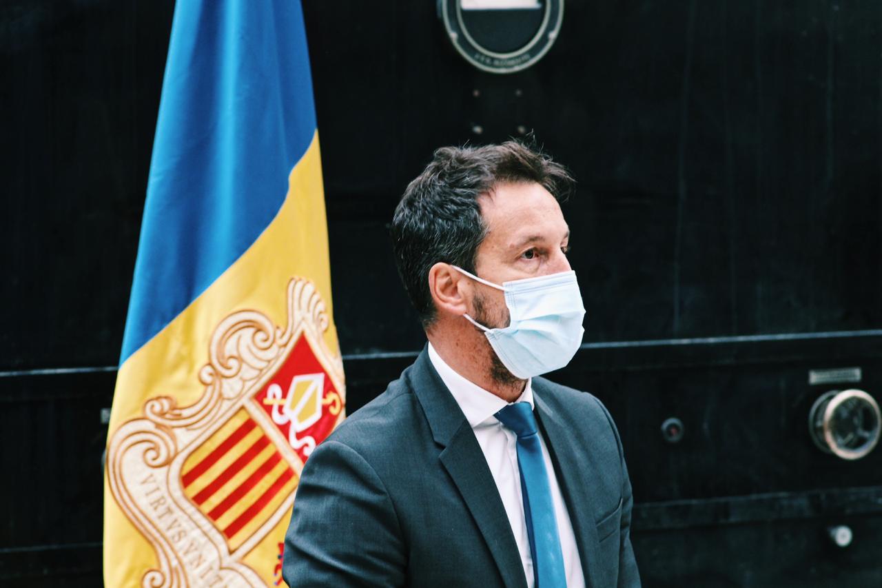 El president del grup parlamentari socialdemòcrata, Pere López.