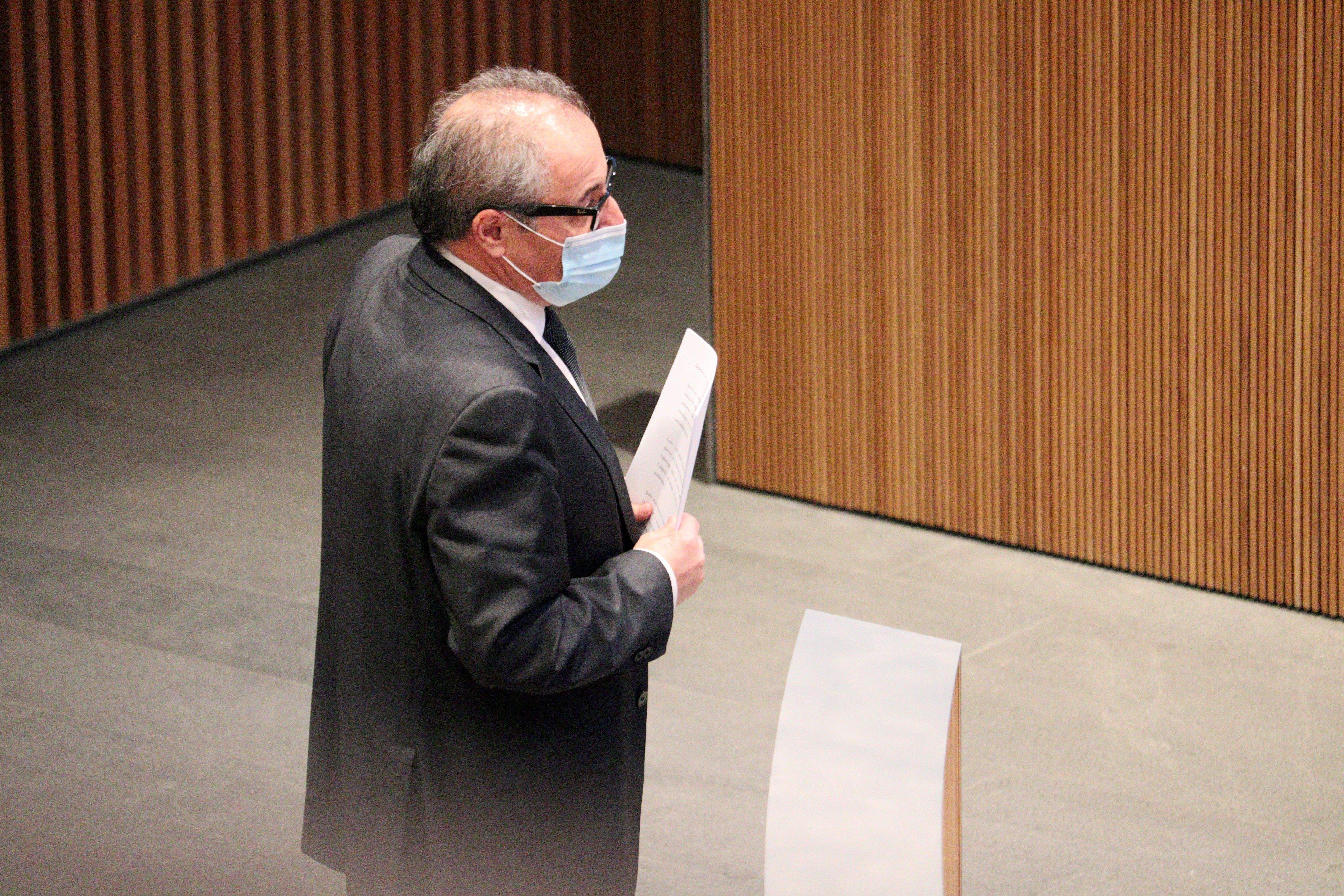 El conseller general de Terceravia+UL, Joan Carles Camp. El conseller general de Terceravia+UL, Joan Carles Camp.