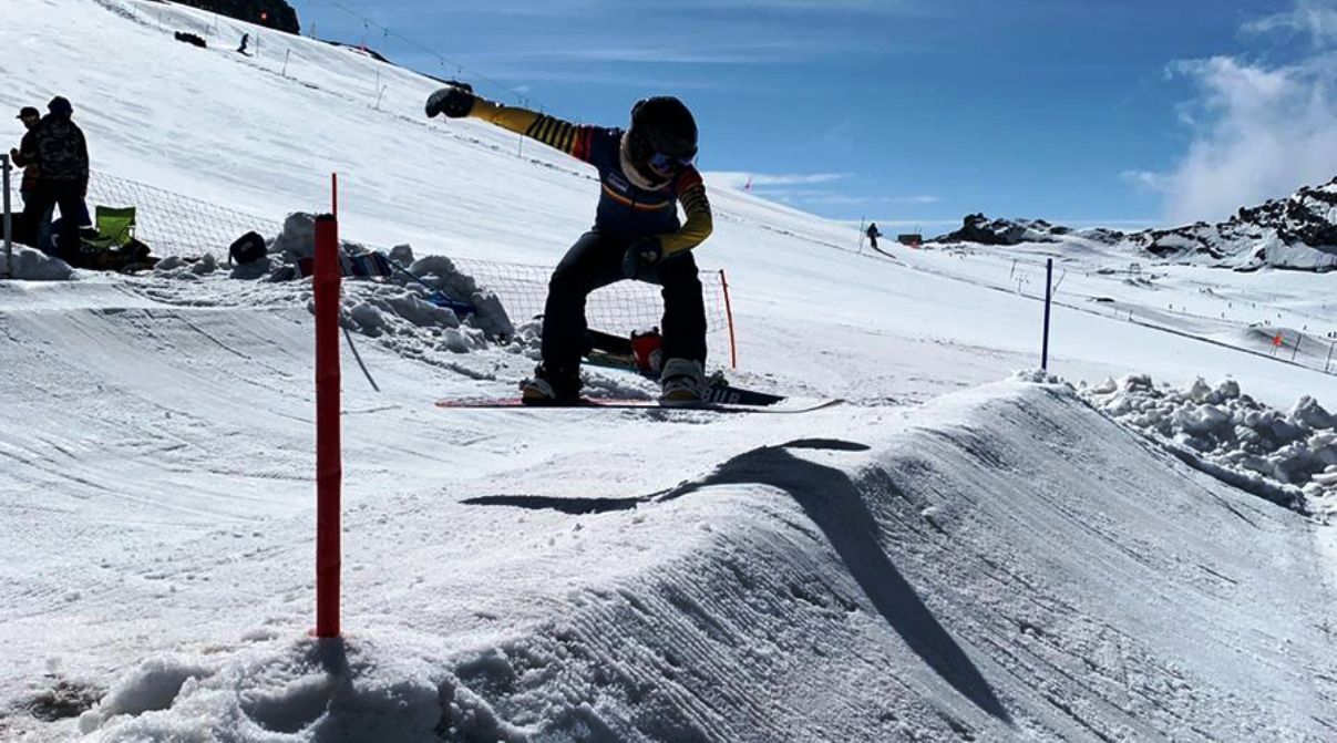 Maeva Estévez en una prova de la Copa d'Europa de la temporada passada.