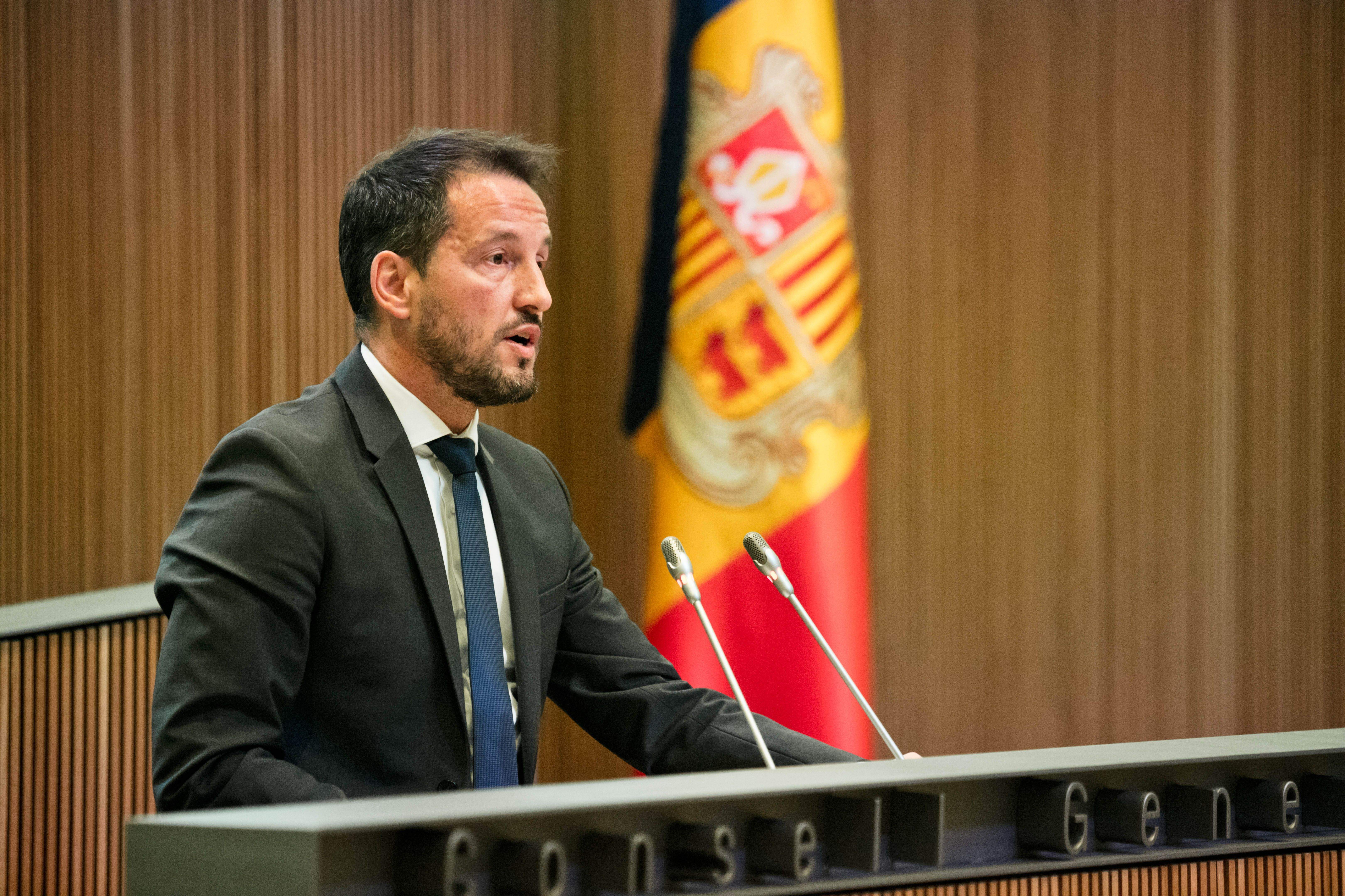 El president del grup parlamentari socialdemòcrata, Pere López.