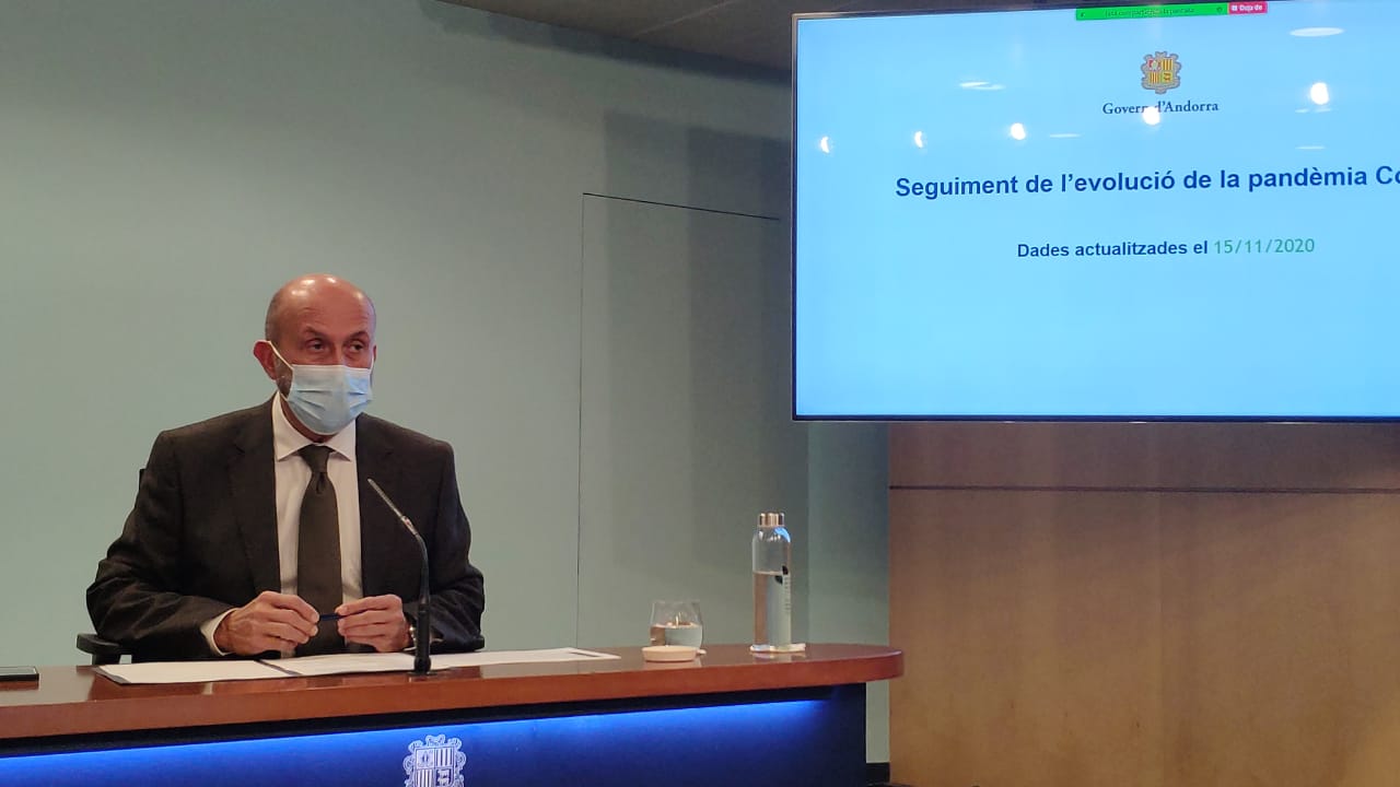 El ministre de Salut ha actualitzat les dades sanitàries.