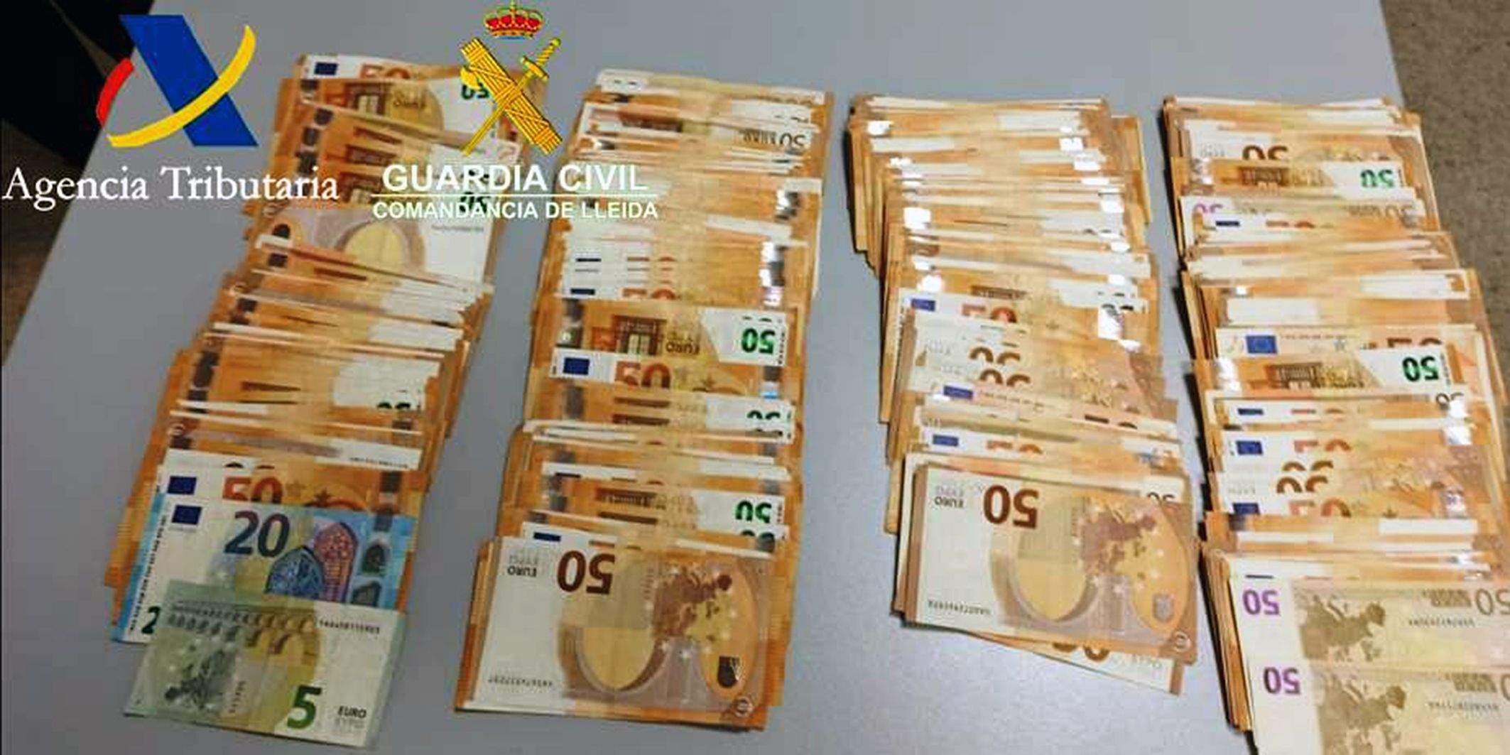 Una part dels diners comissats.