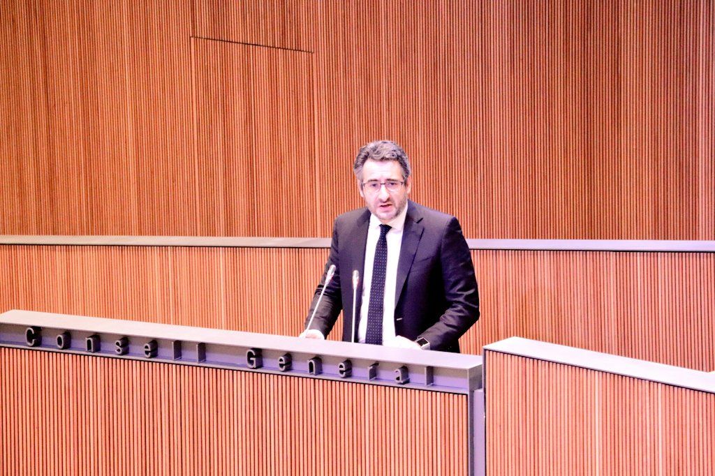 Eric Jover, durant la seva intervenció.