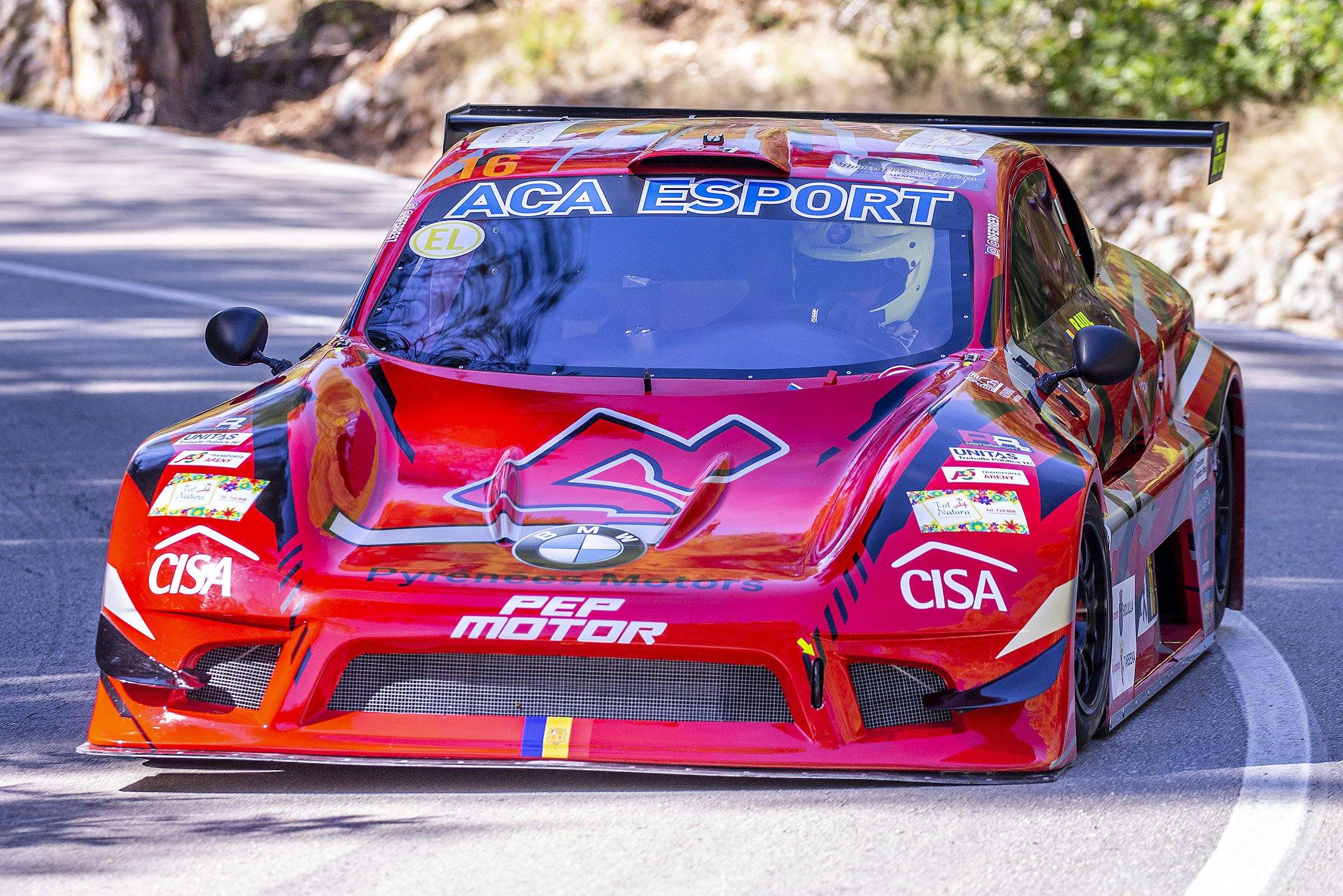 El cotxe amb el qual ha competit Raul Ferré.