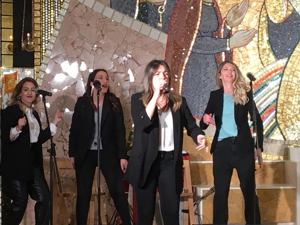 El grup Vocal Groove ha actuat durant la missa.