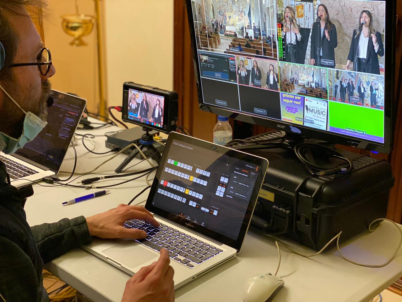 La missa gòspel ha estat retransmesa en directe per televisió