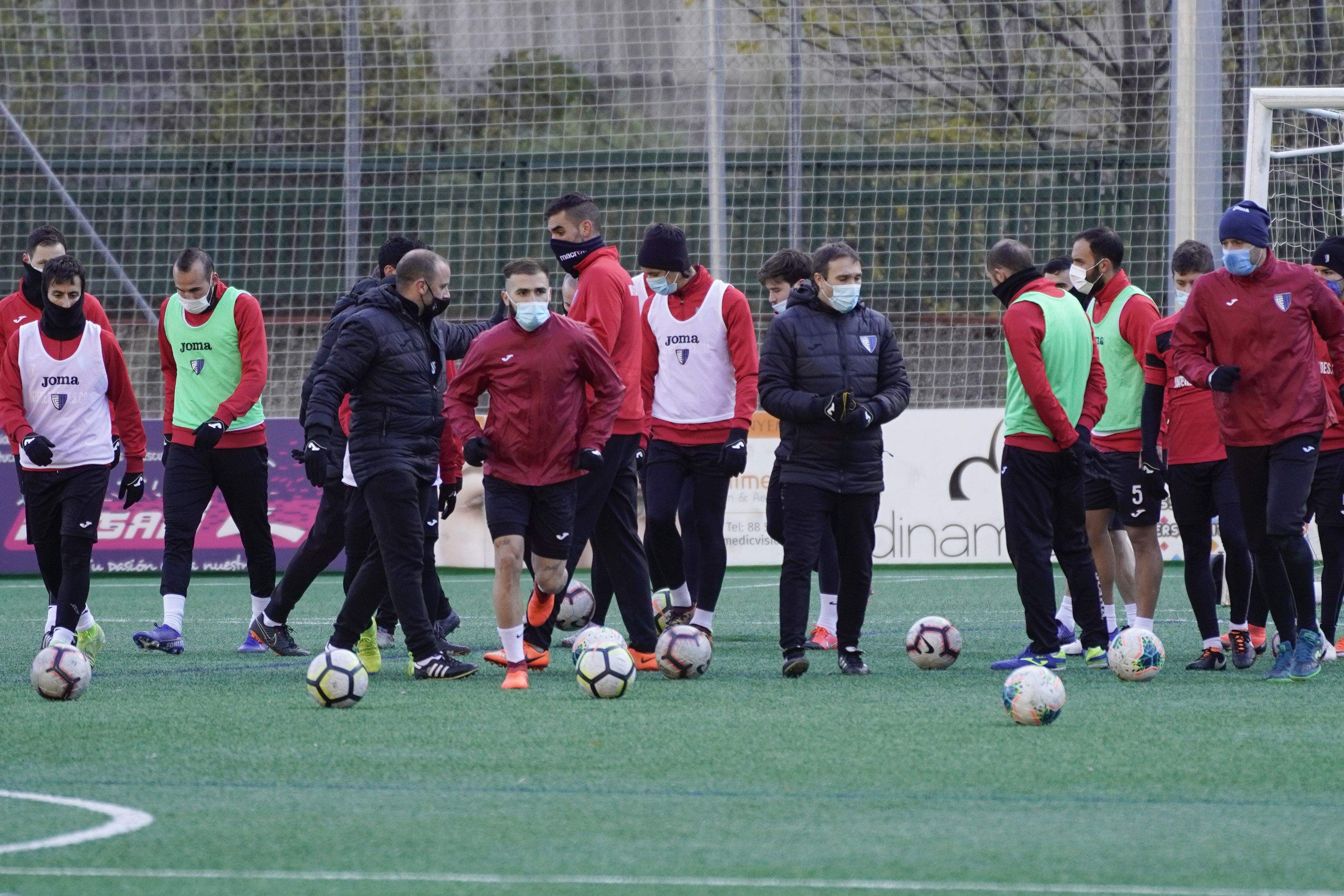 Entrenament de l'Inter Escaldes a la Borda Mateu.
