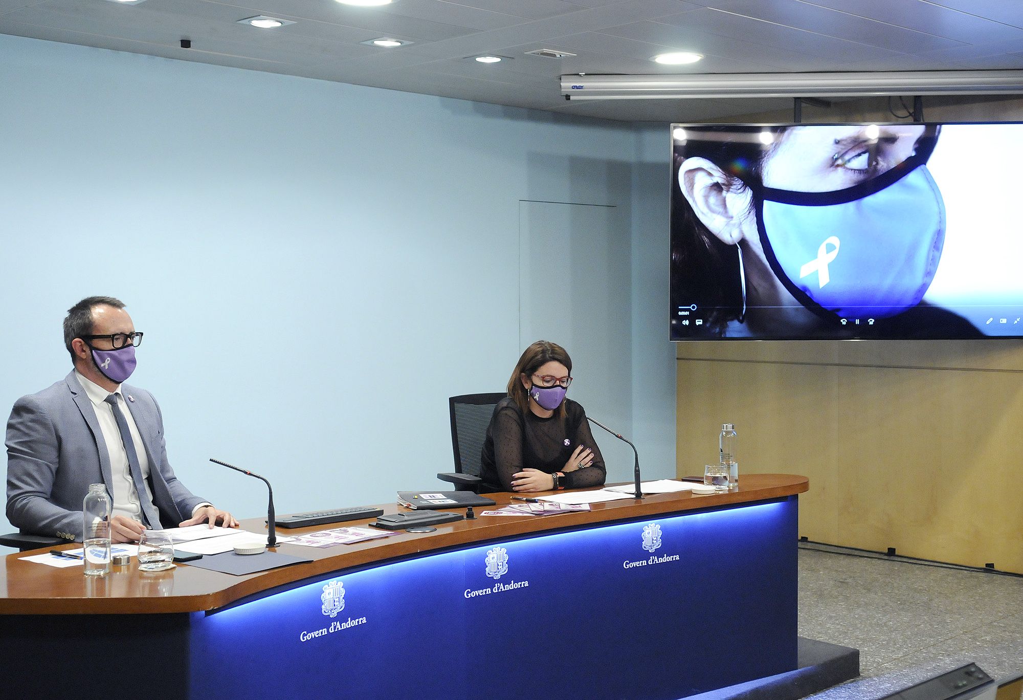 Víctor Filloy i Mireia Porras han presentat les dades.