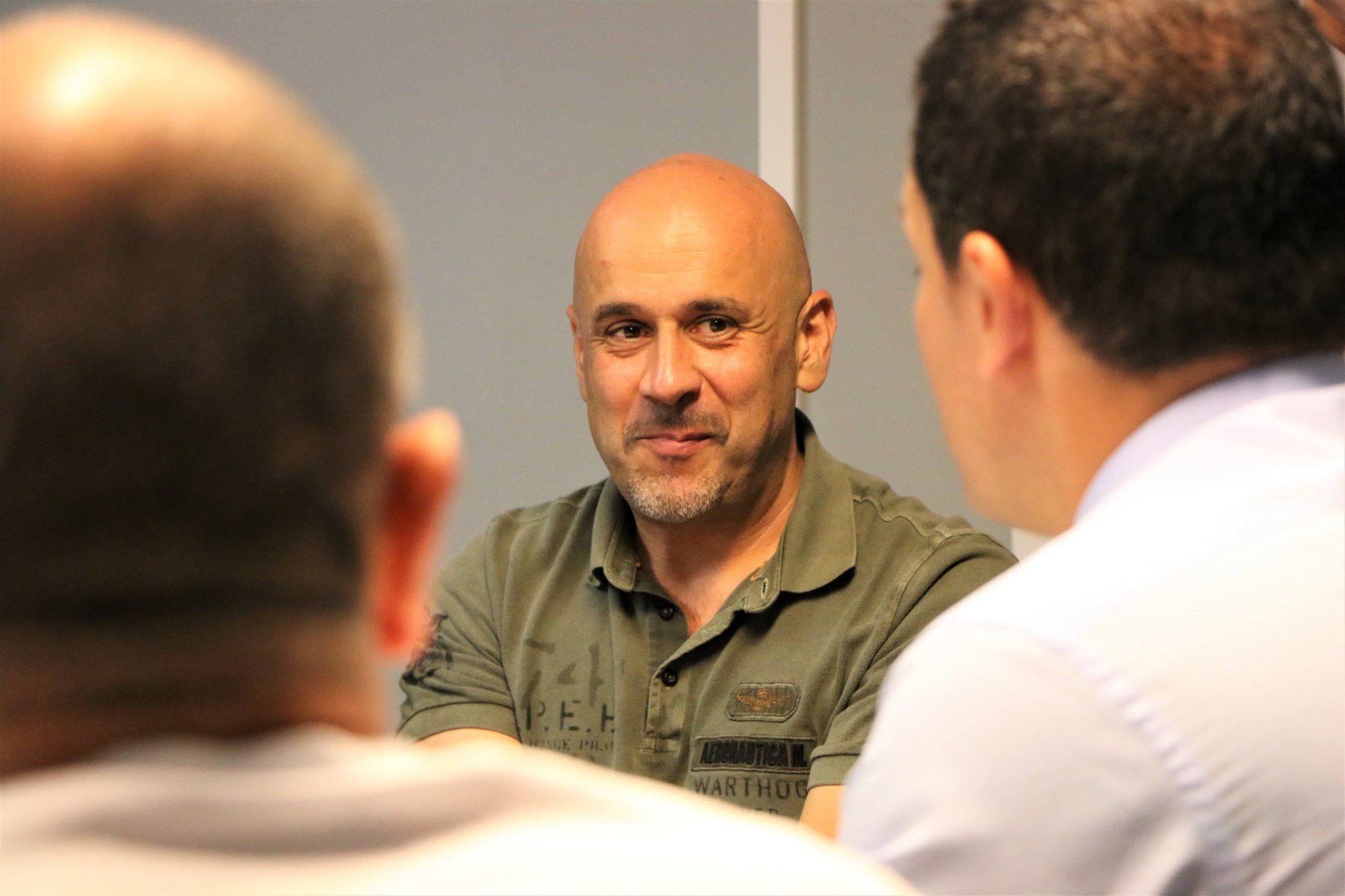 El representat d'Escaldes-Engorany, Higini Martinez-Illescas en una executiva de Liberals.