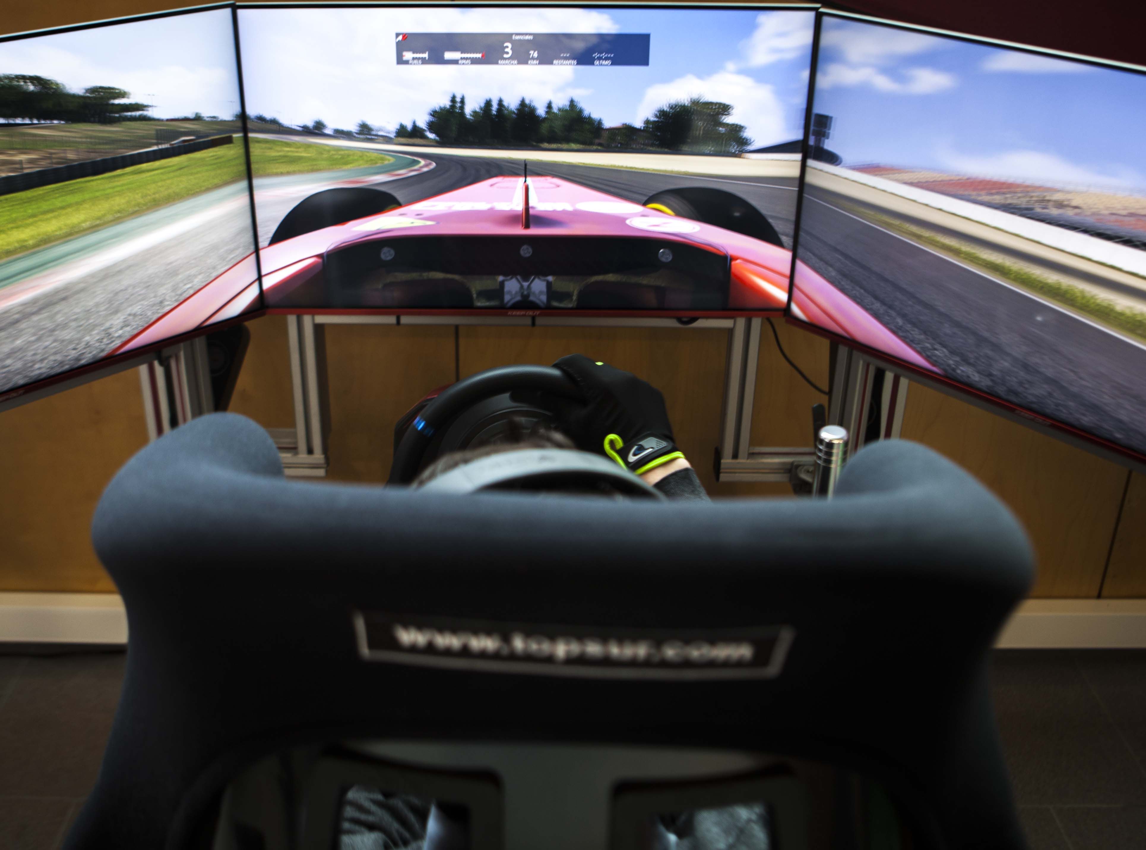 Un dels simuladors del centre.