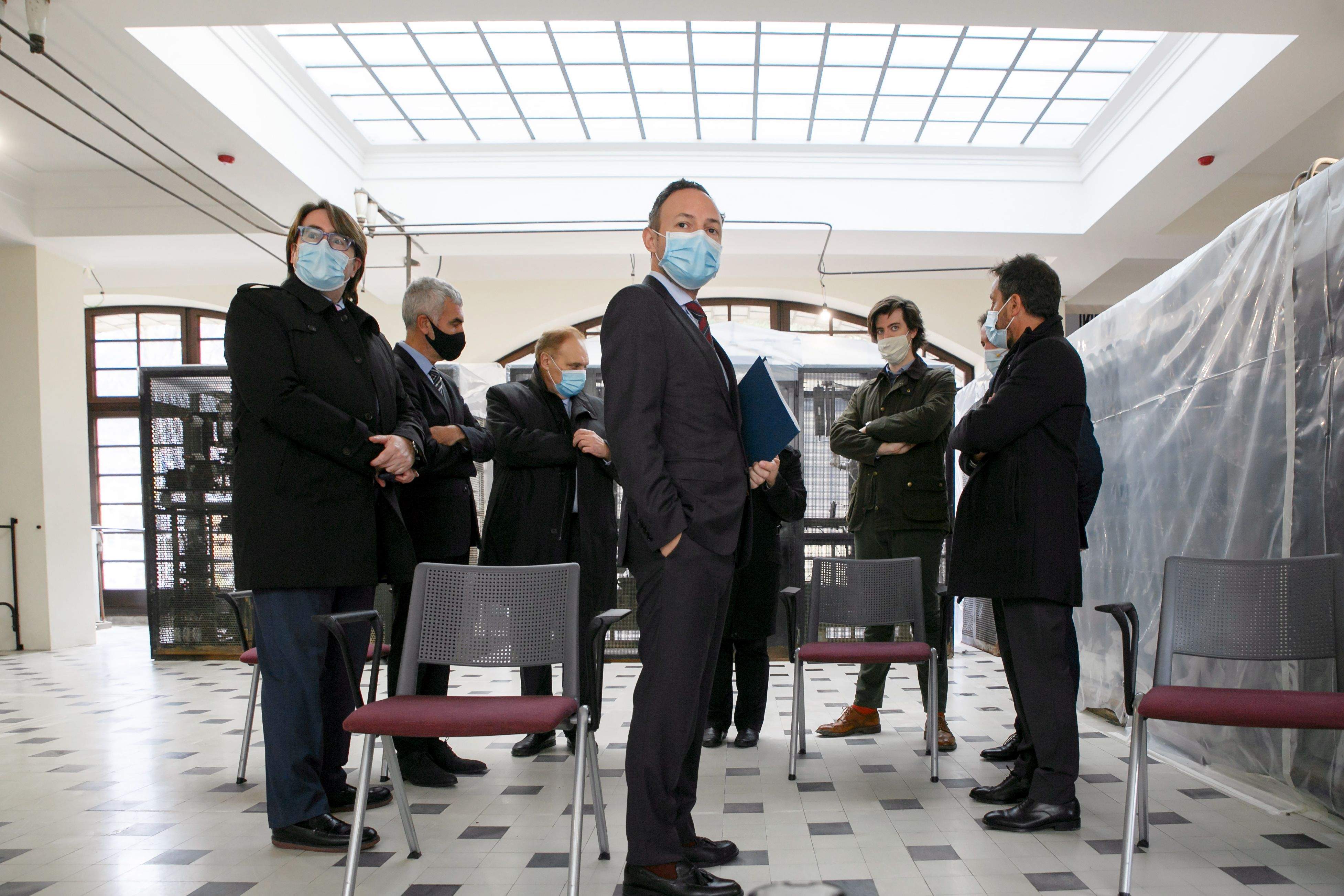 Els representants polítics el dia de la firma del pacte d'Estat per la UE la passada legislatura. 