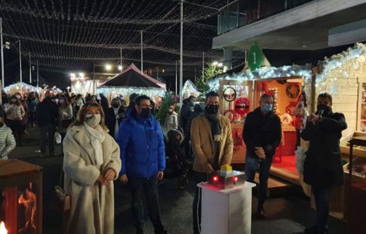 La inauguració del Poblet de Nadal d'enguany