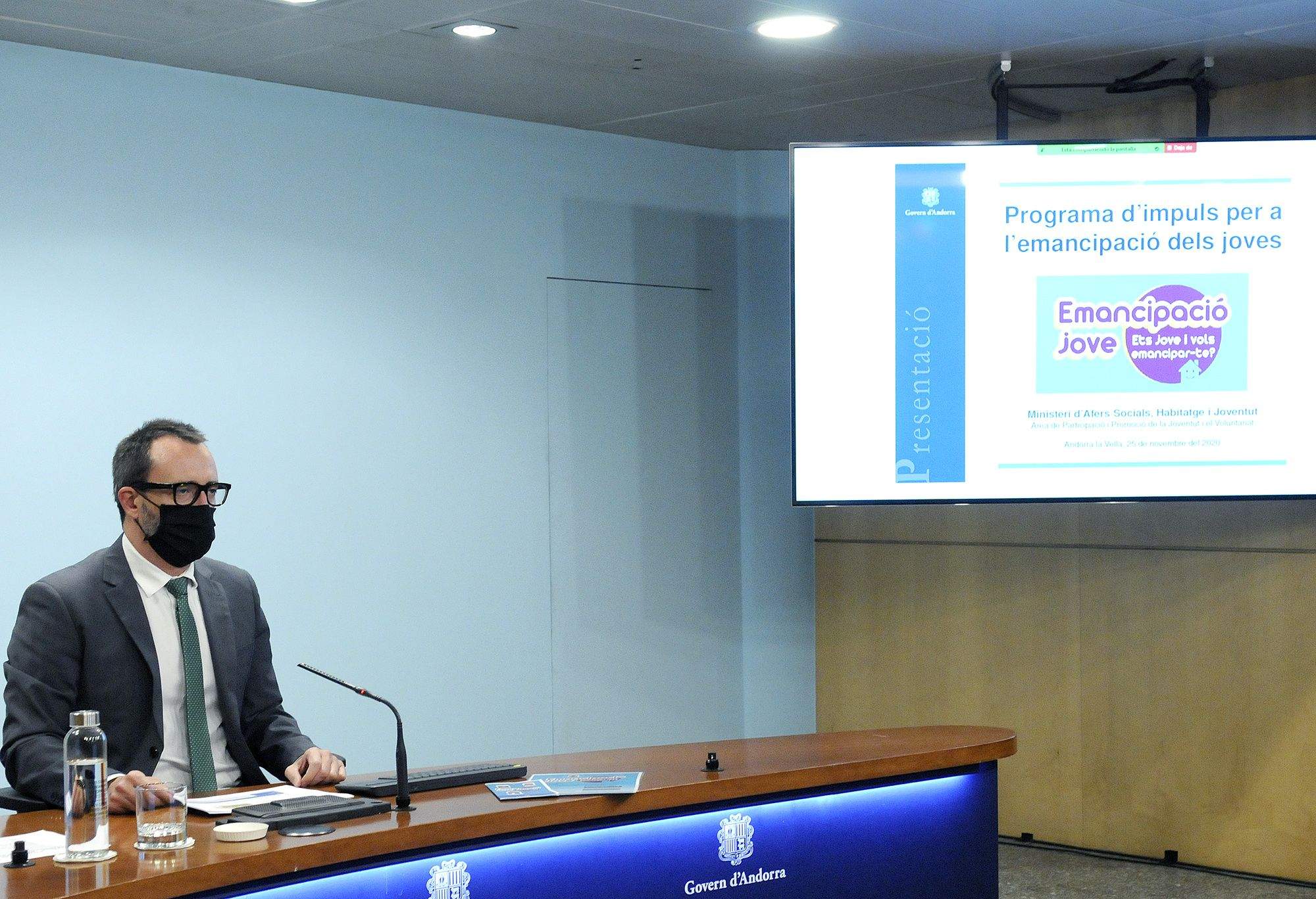 El programa ha estat presentat pel ministre de Joventut, Víctor Filloy.