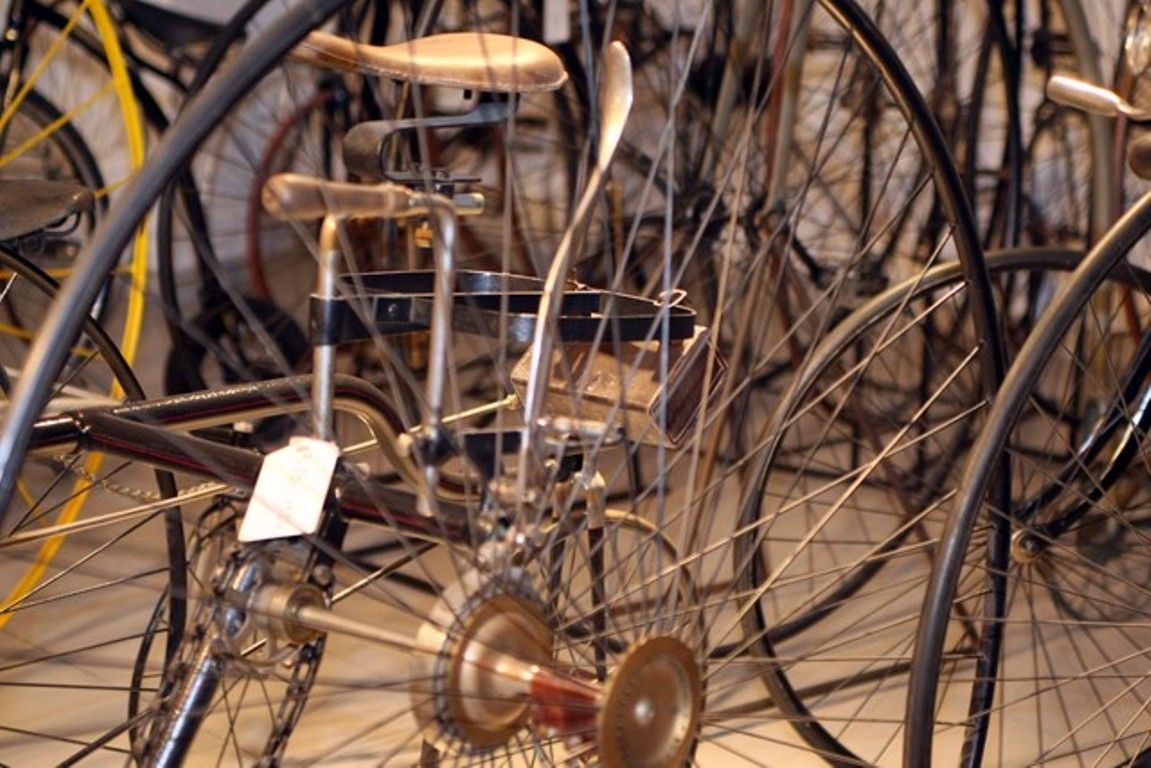 El museu acollirà bicicletes de col·lecció com les de la fotografia.