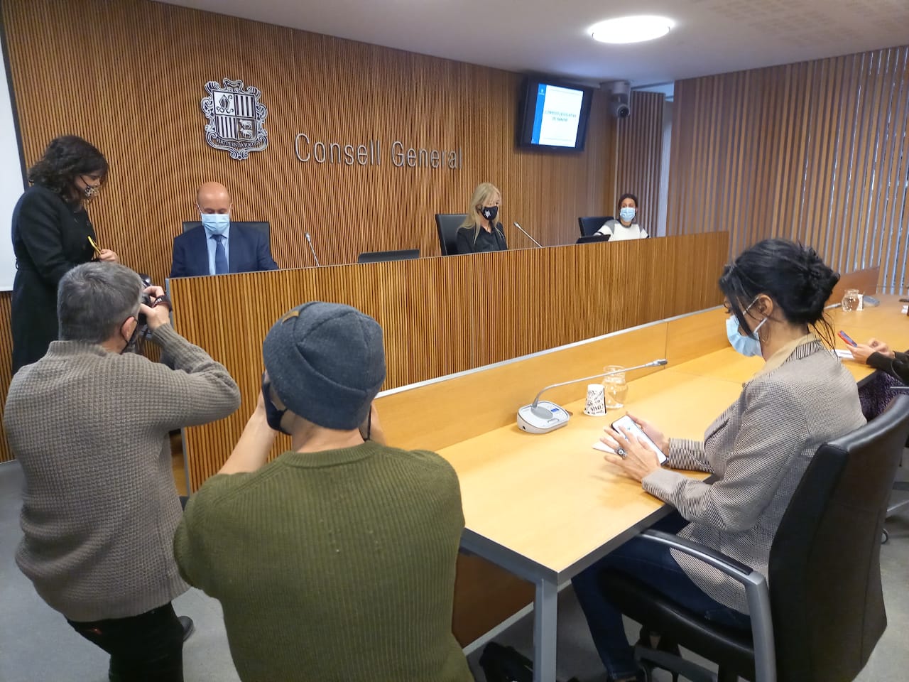 Benazet, en els instants previs a la compareixença.