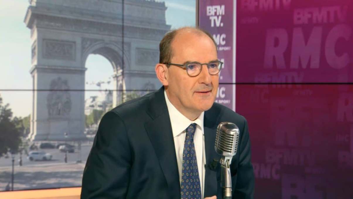 El primer ministre francès, Jean Castex durant l'entrevista d'aquest dimecres.