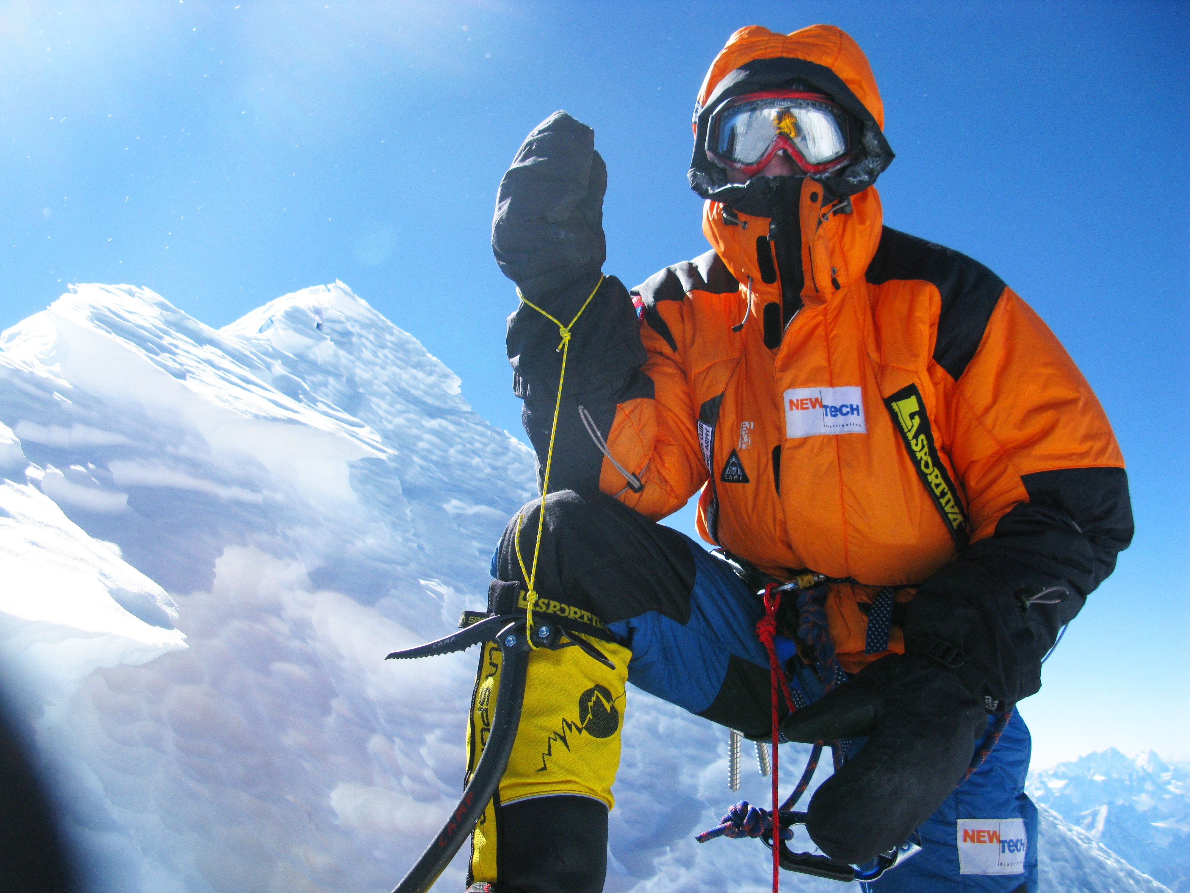 L'alpinista Denis Urukbo.