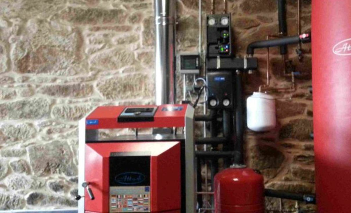 Un caldera de gasoil.