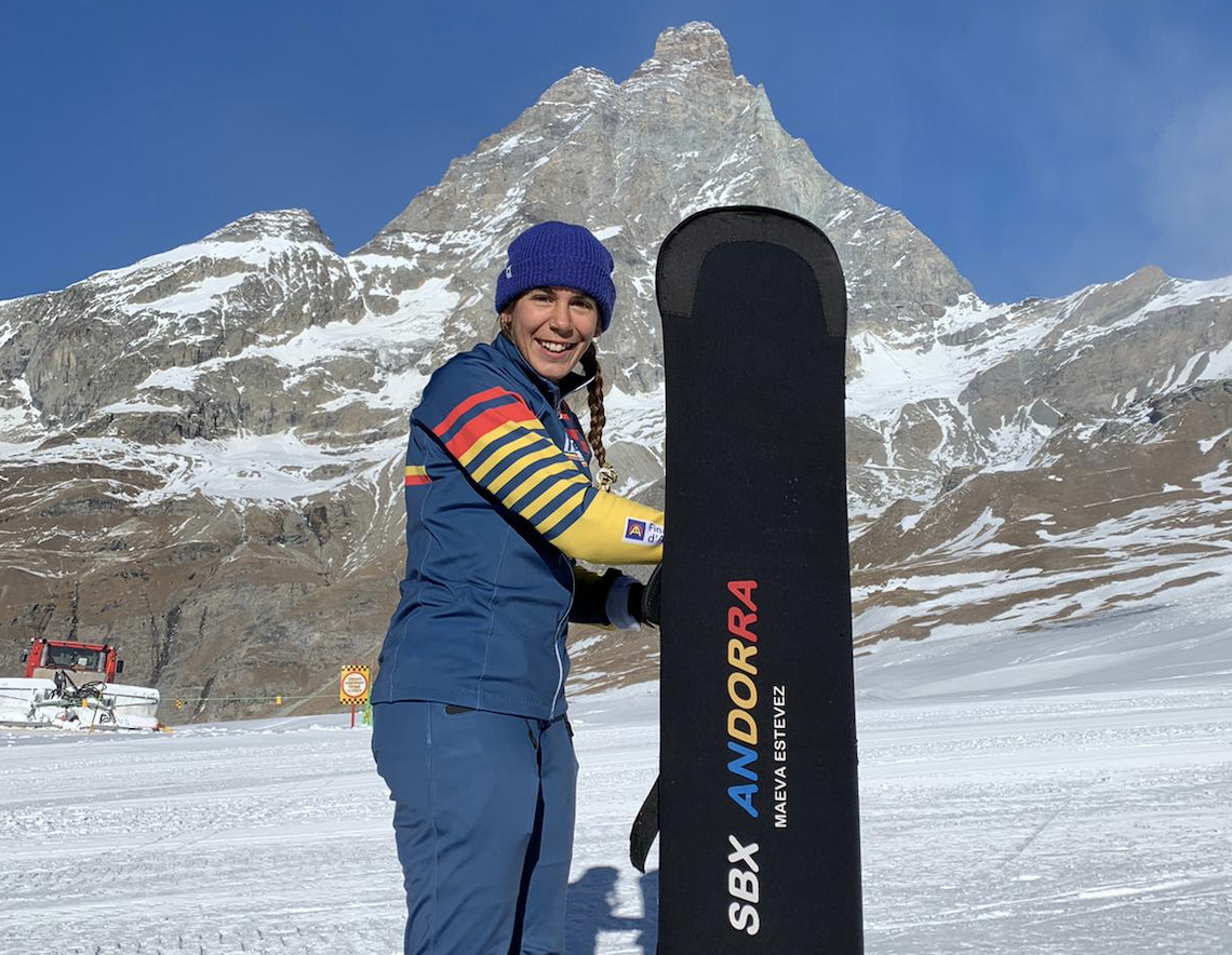 Maeva Estevez a Cervinia