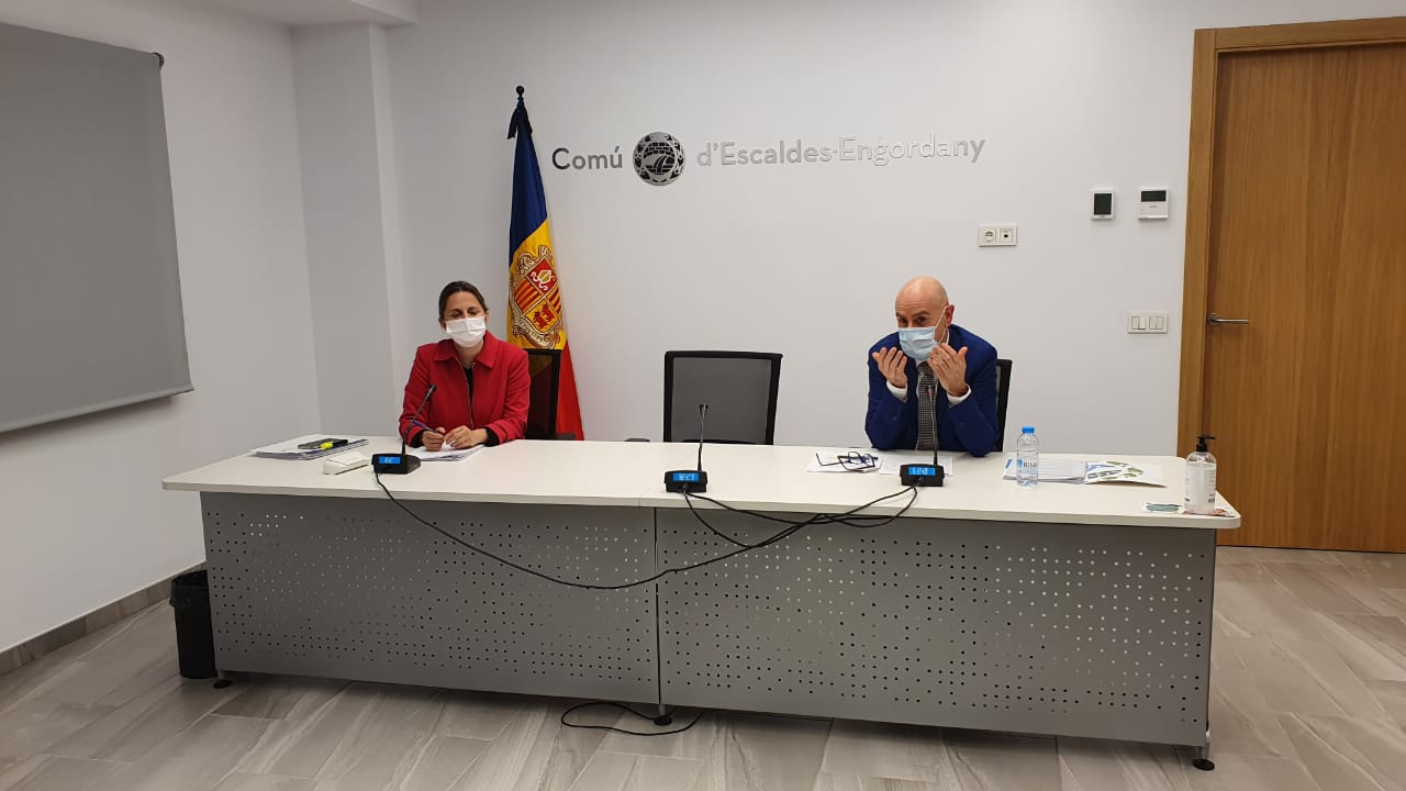 Els cònsols d'Escaldes-Engordany, Rosa Gili i Joaquim Dolsa