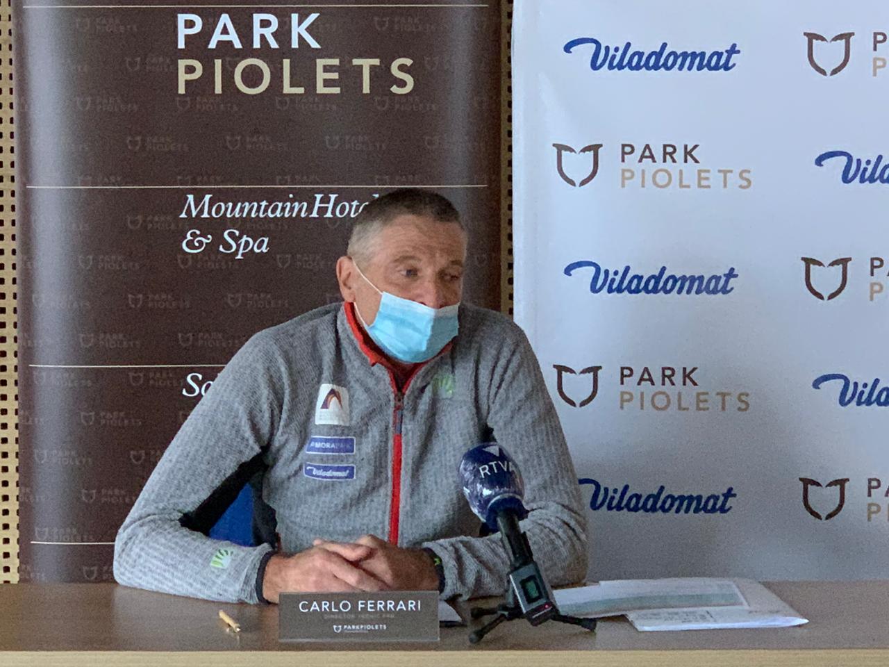 El director tècnic de la FAM, Carlo Ferrari.