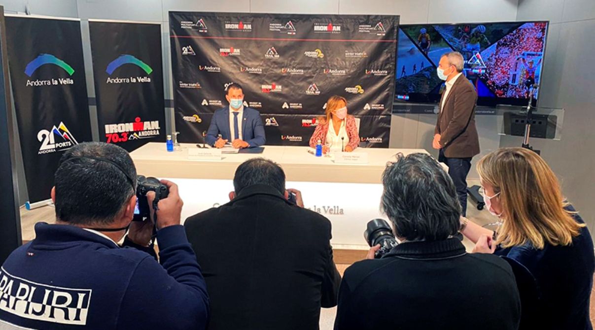 Les proves Ironman s'han presentat aquest dijous a Andorra la Vella.