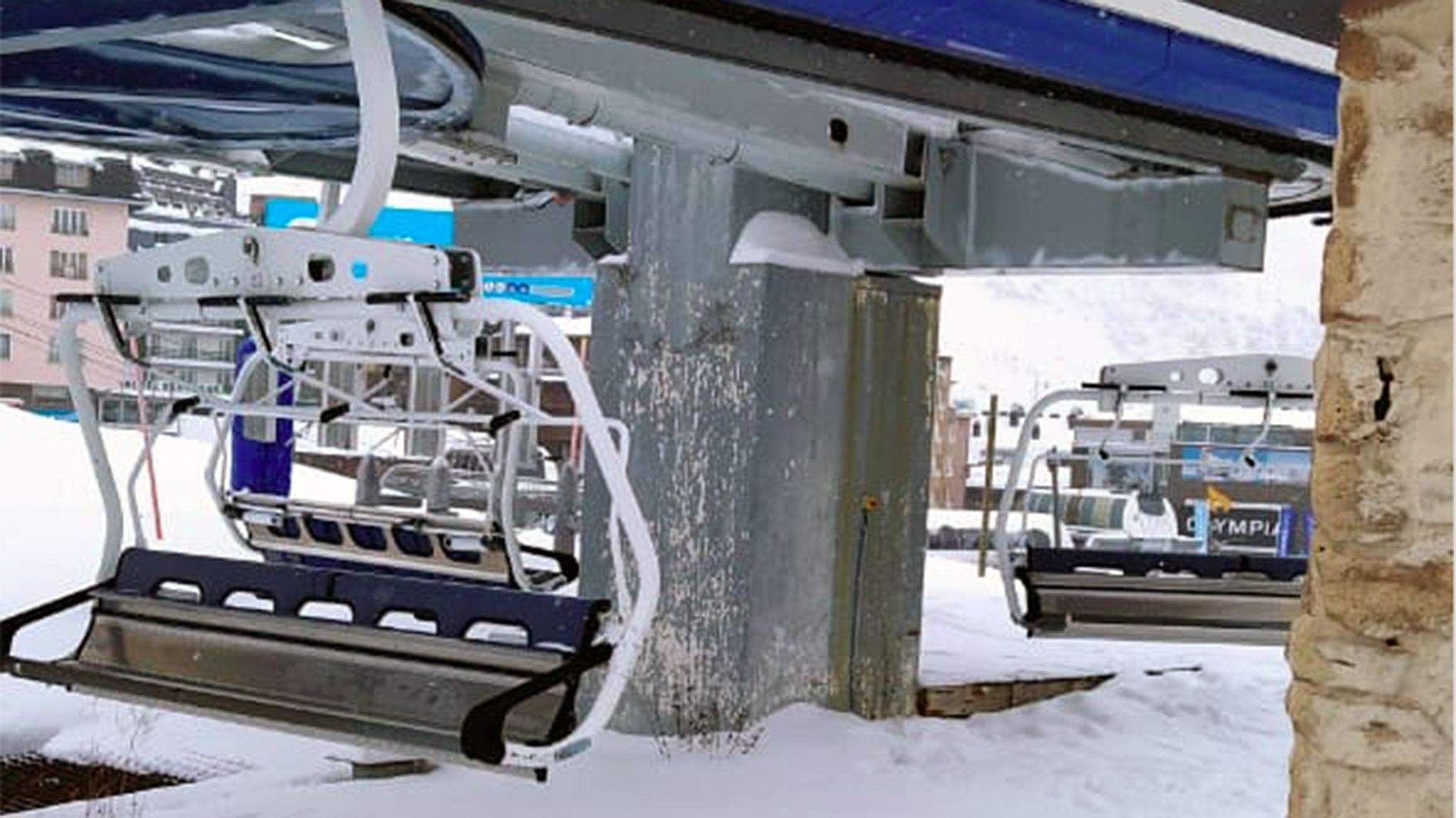 Un giny al Pas de la Casa, aquesta tarda.