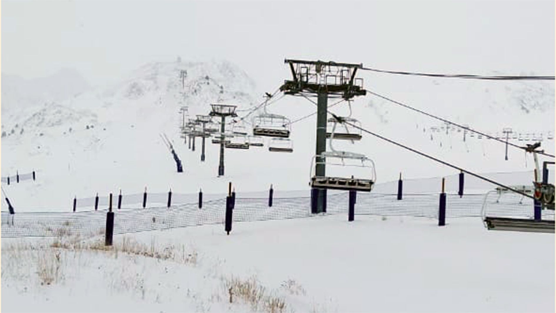Estat actual d'una de les pistes del Pas de la Casa.