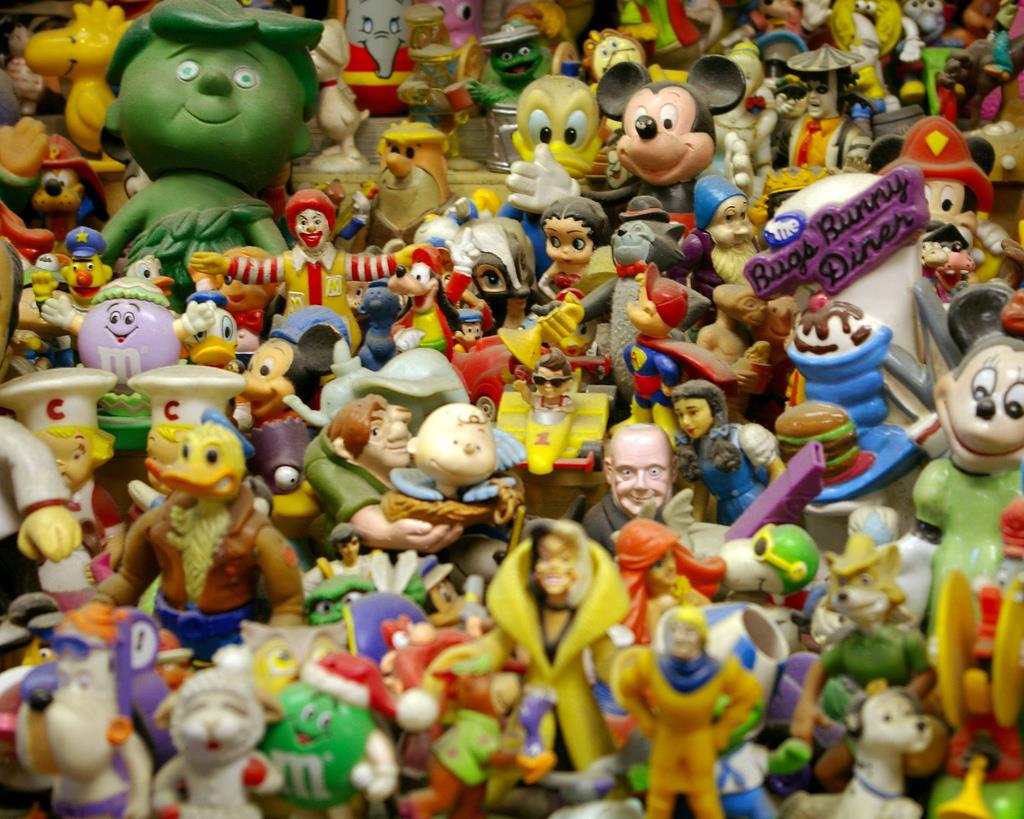 Imatge d'arxiu de diverses joguines Imatge d'arxiu de diverses joguines