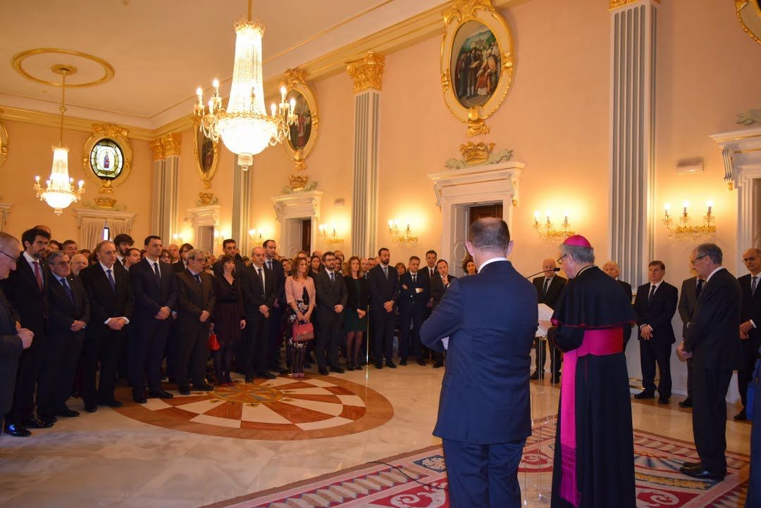 La recepció d'aquest any serà ben diferent a la de la imatge que correspon a l'any 2018.