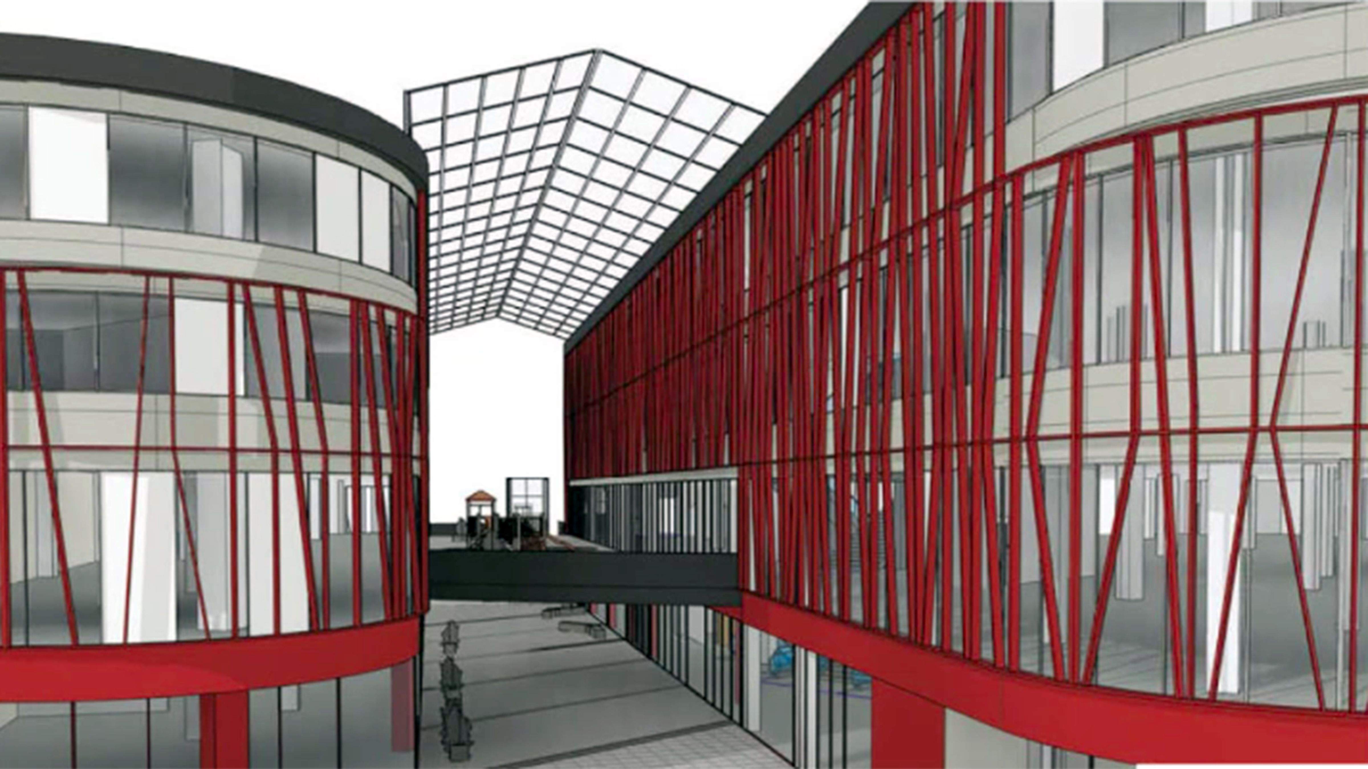 Simulació de com quedarà al passatge Biscariet.