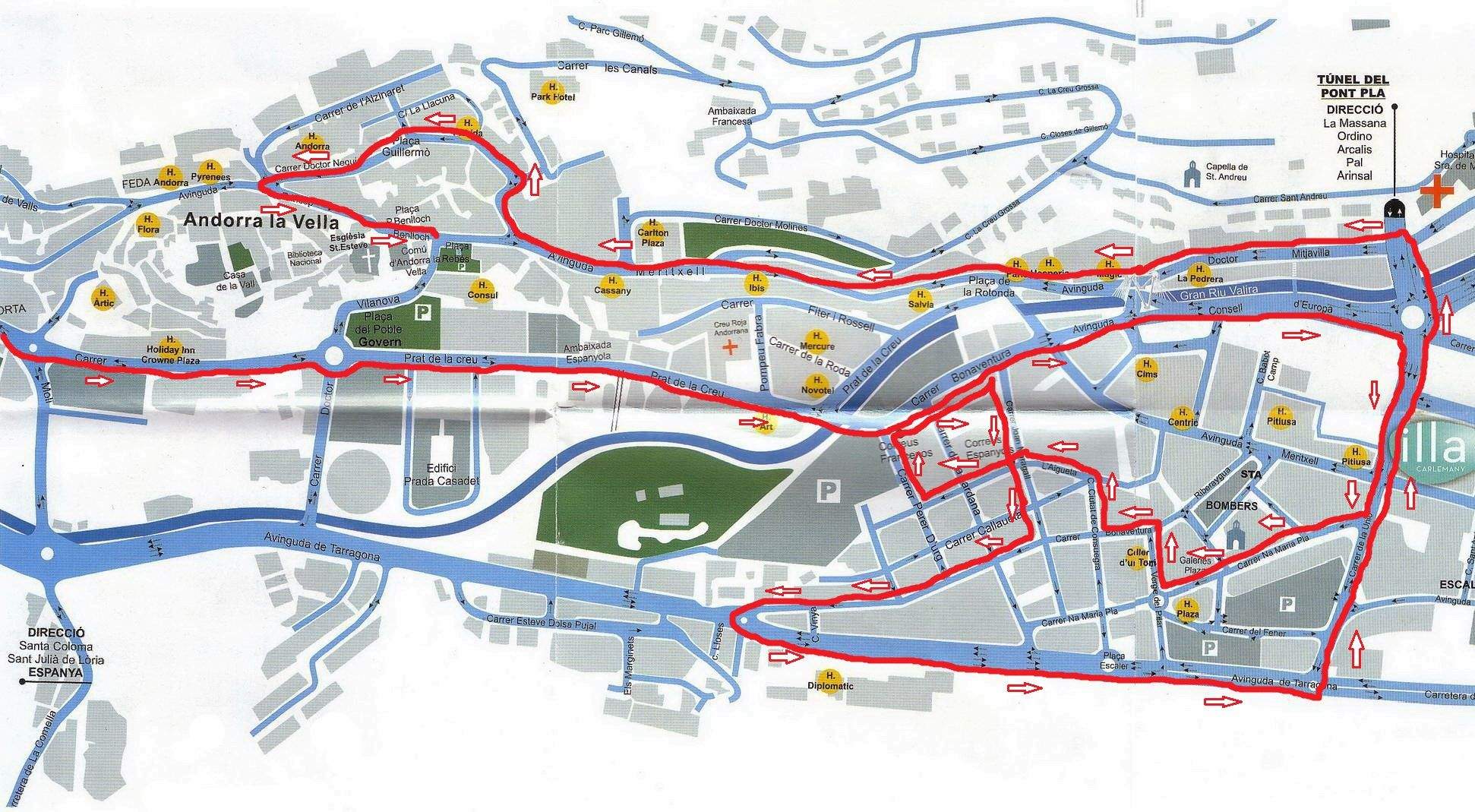 El recorregut que es farà a la capital