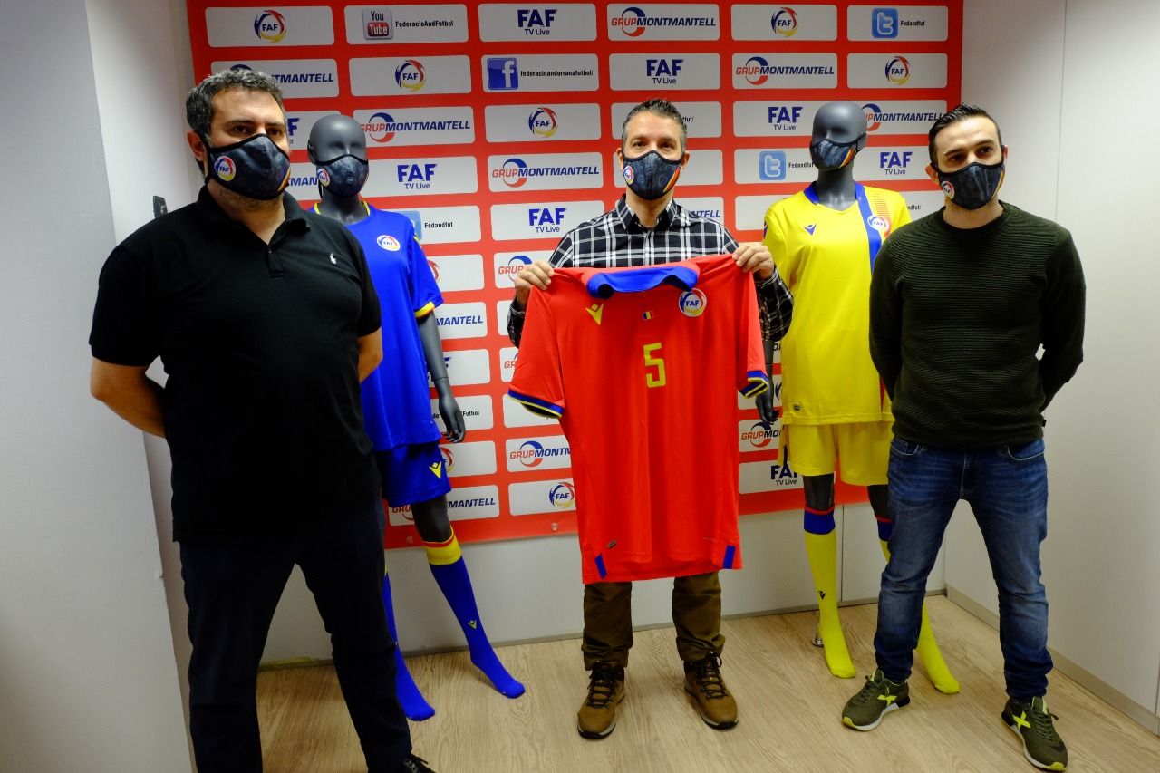 El quadre tècnic de la selecció nacional de futbol sala.